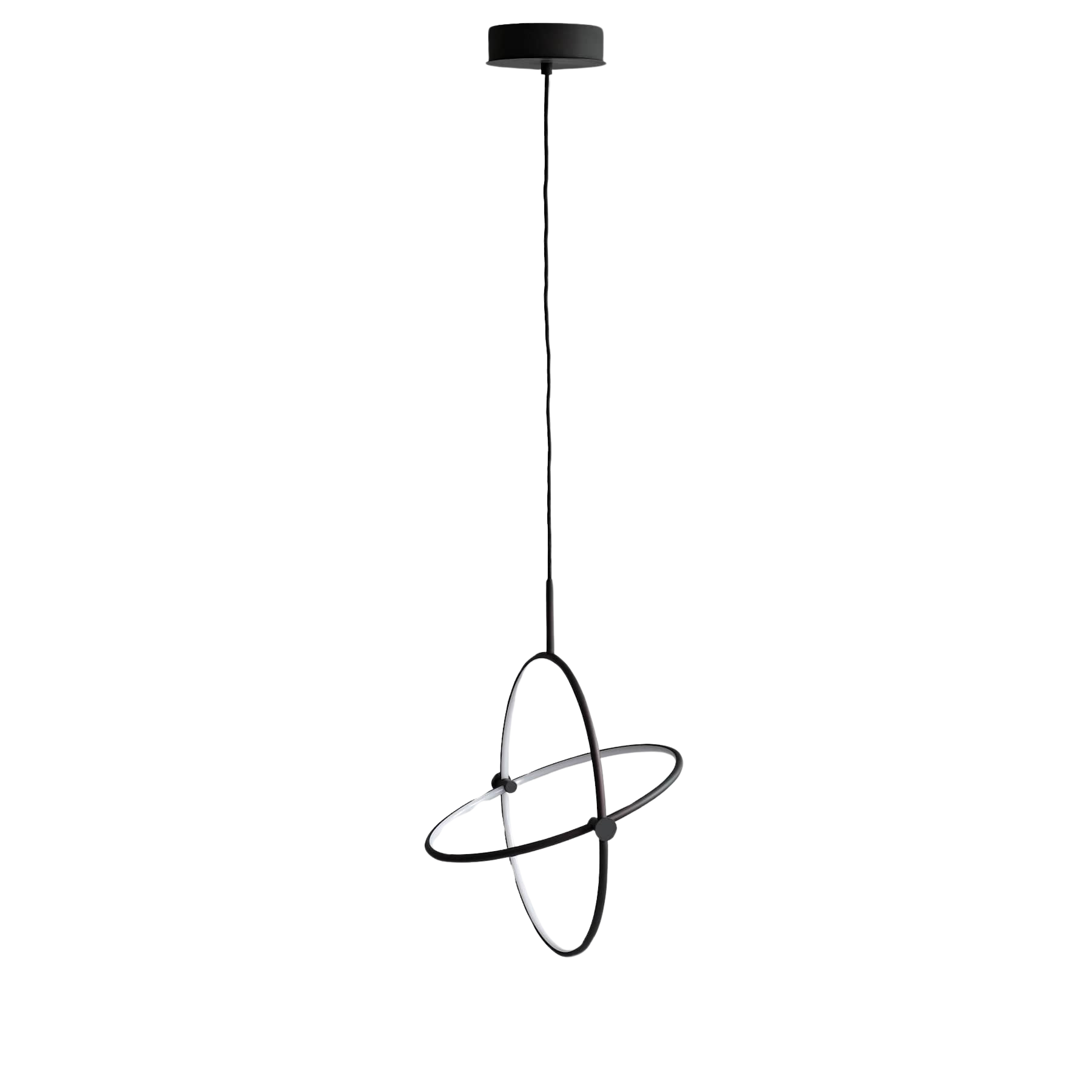 Závesná lampa MARU čierna
