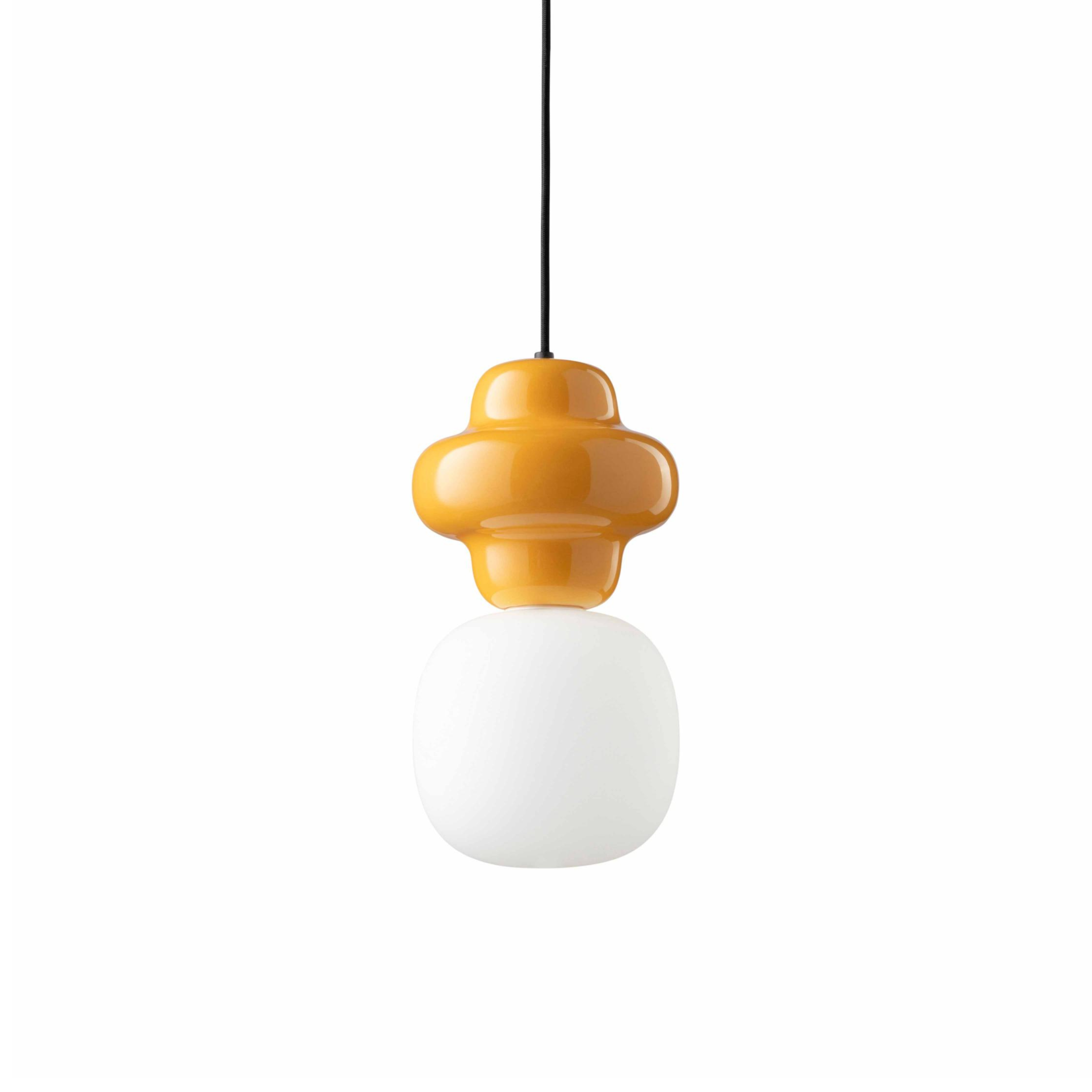 Závesná keramická lampa COPACABANA žltá