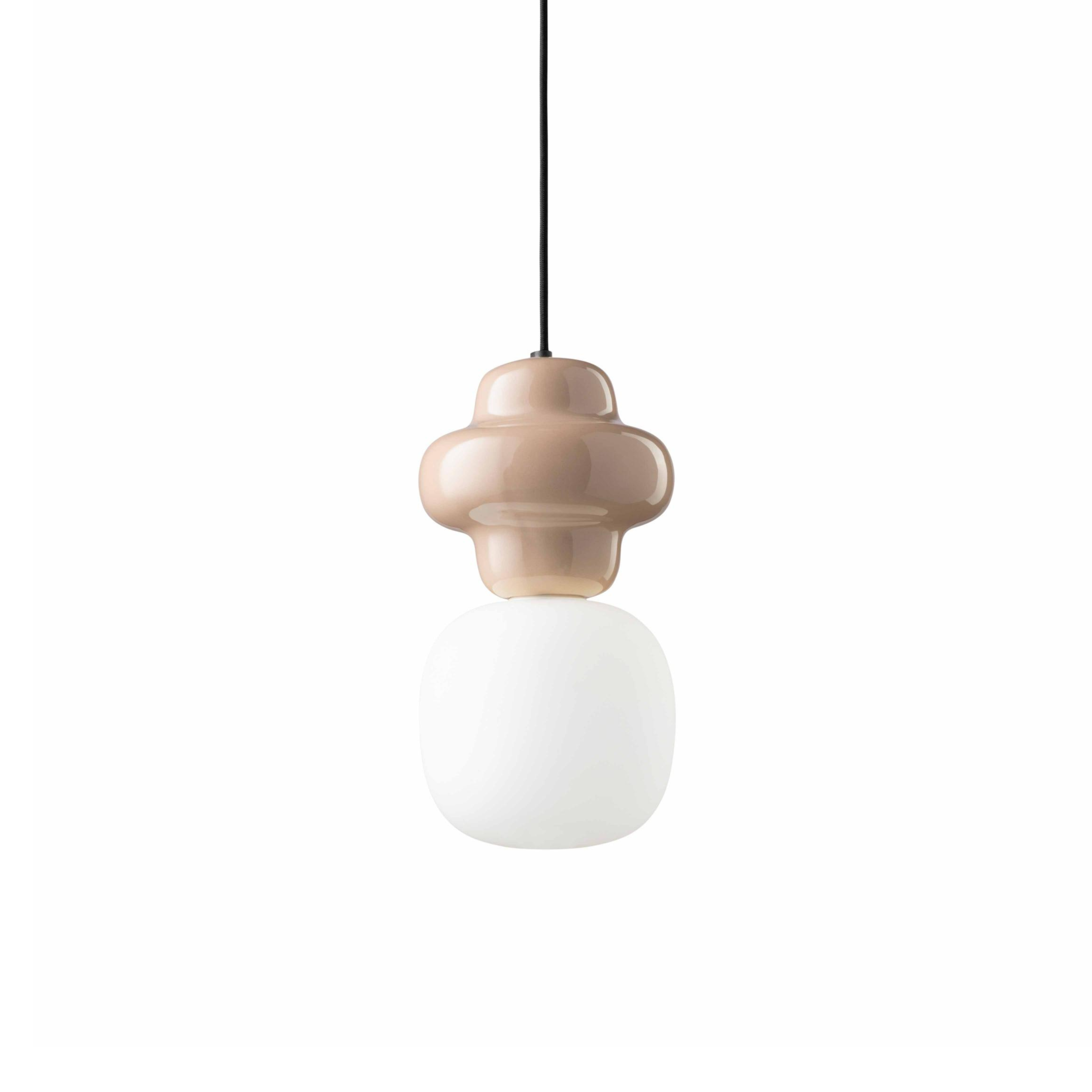 Závesná keramická lampa COPACABANA béžová