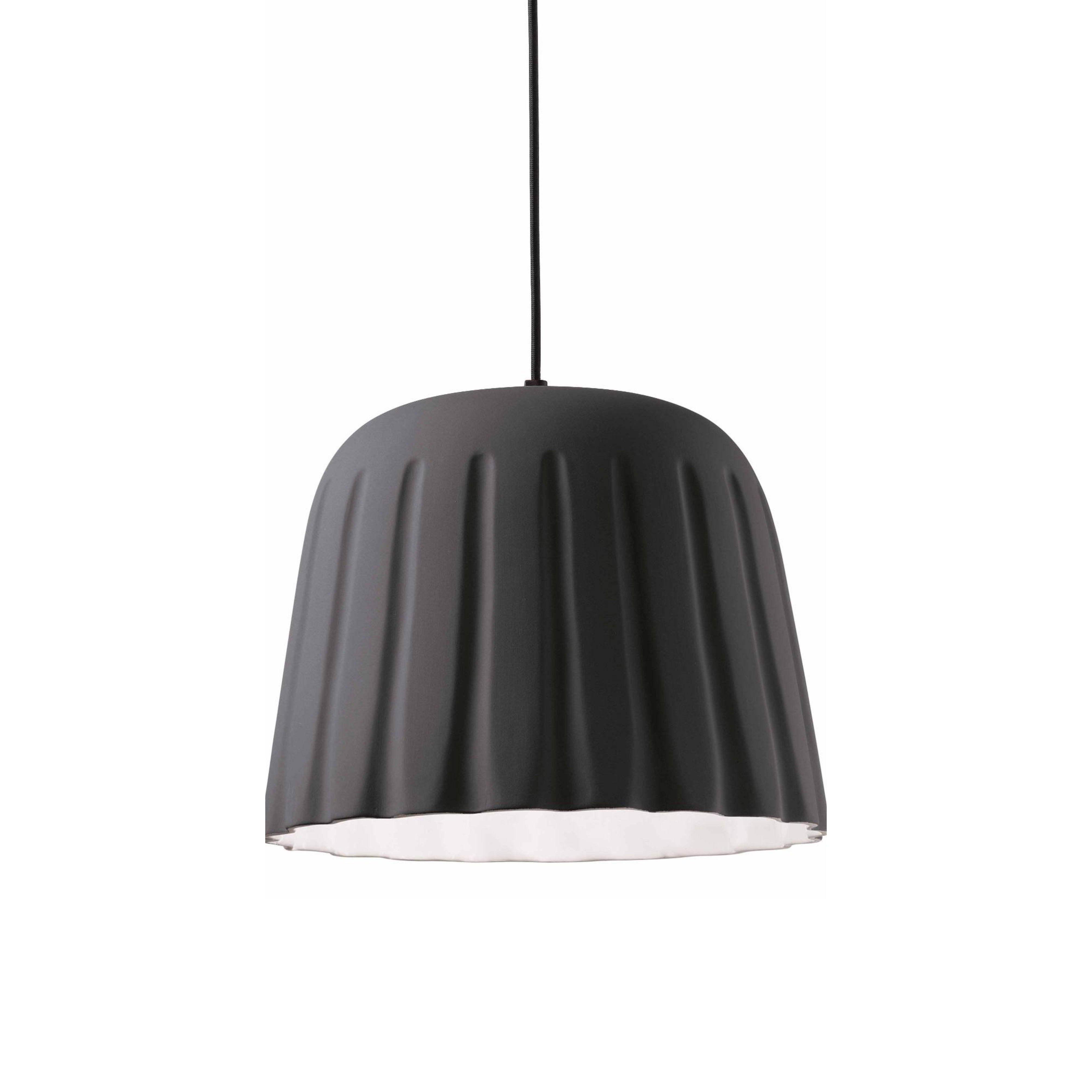 MADAME GRES dark gray ceramic pendant lamp