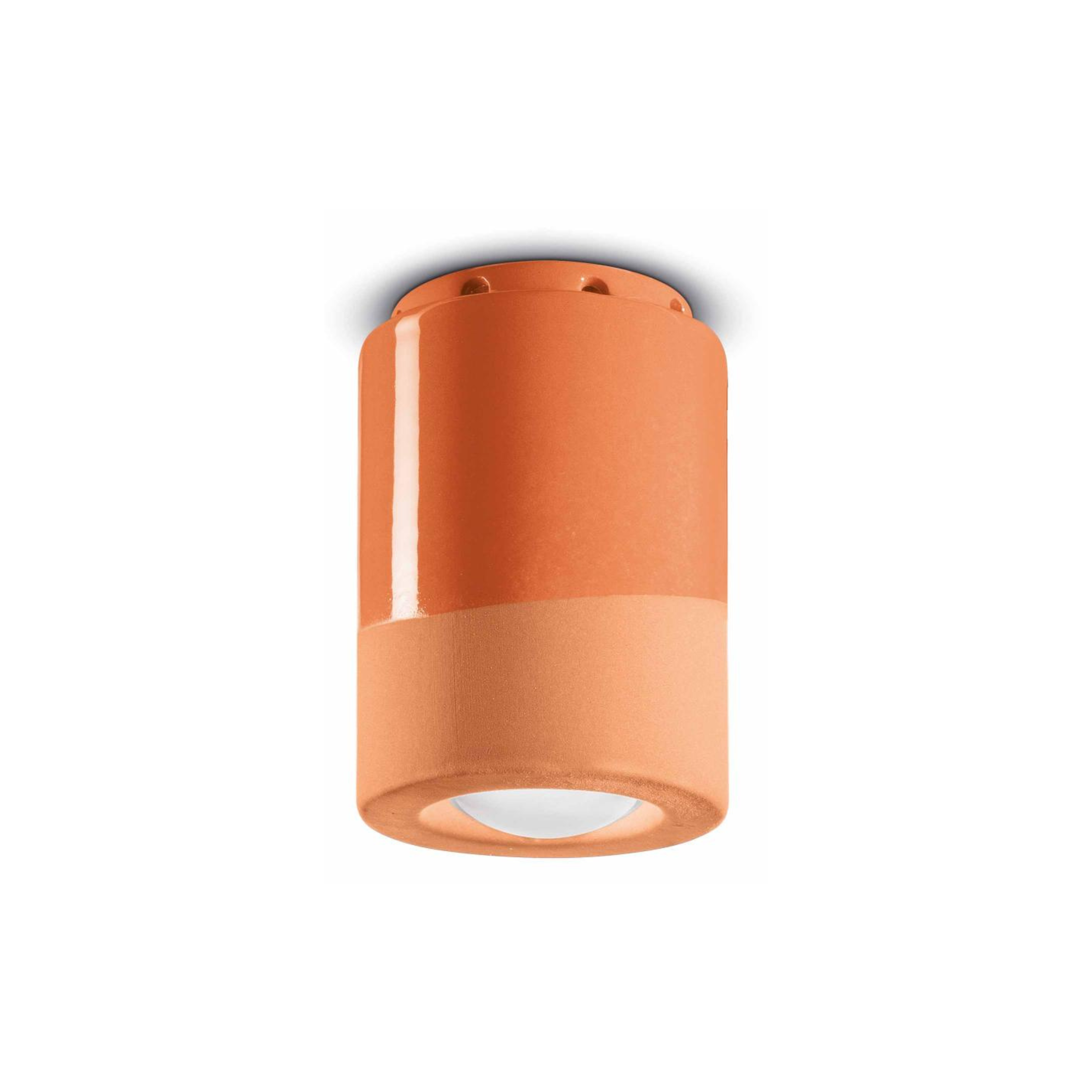 Ceramic spot lamp PI orange