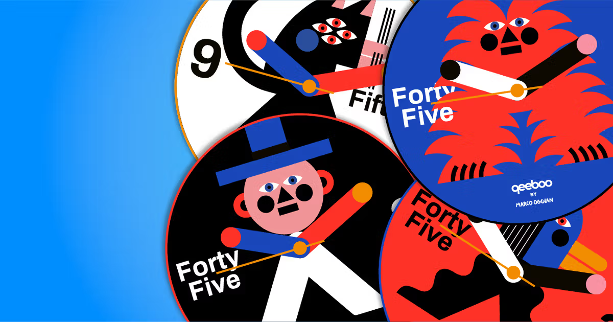 BLACK CAT white wall clock