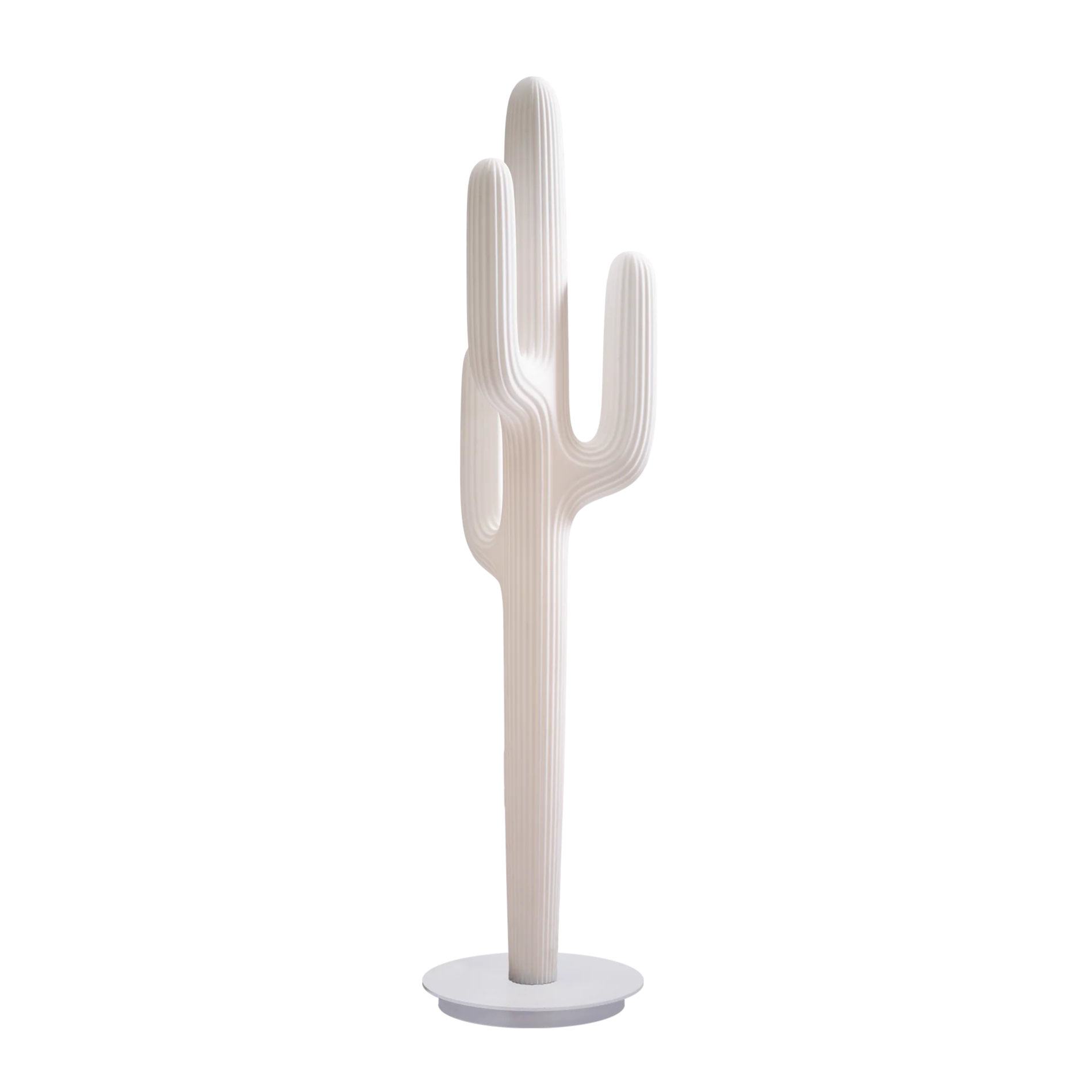 Stojaca vonkajšia lampa SAGUARO biela