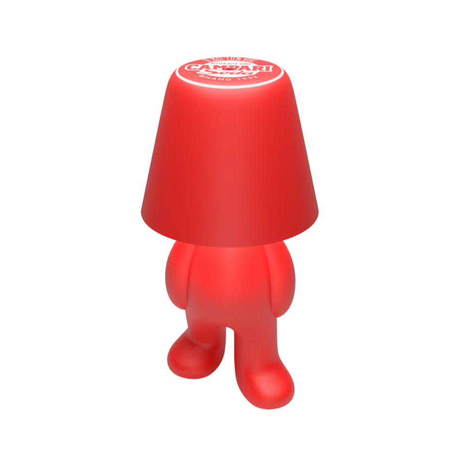 Prenosná lampa SWEET BROTHERS TOM - CAMPARI červená