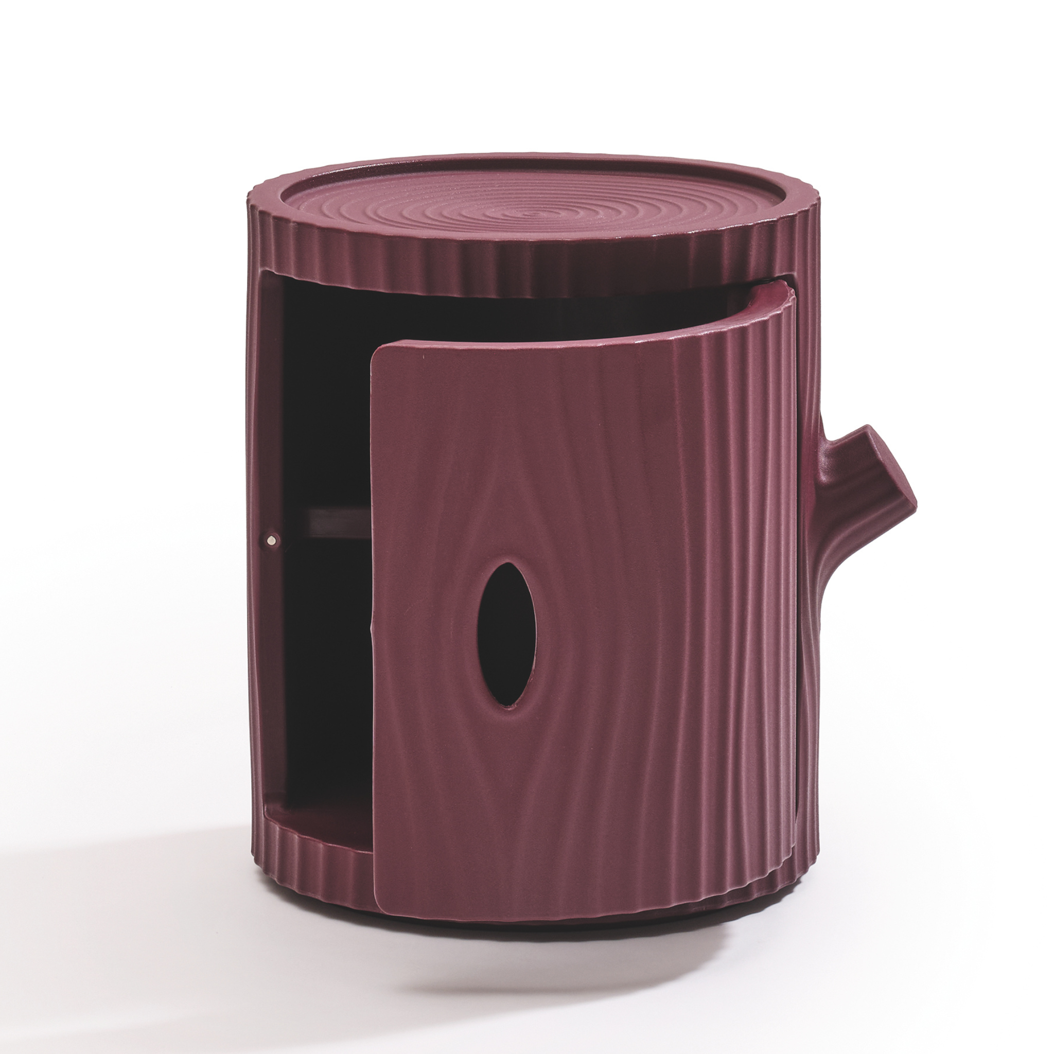 TRONCO container burgundy purple