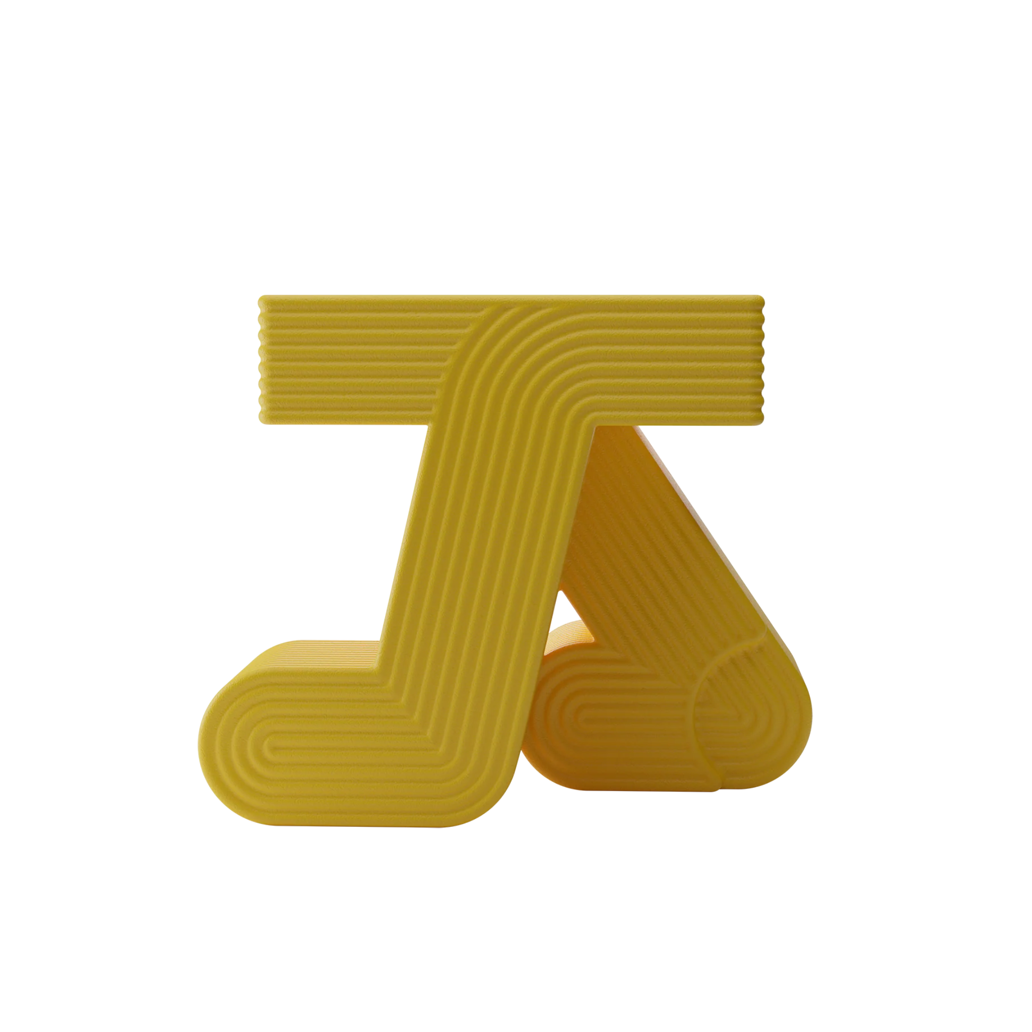 Bočný záhradný stolík WALKING žltý