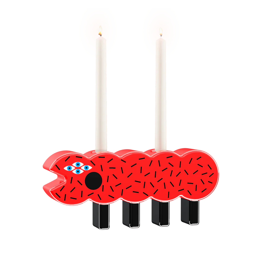 BRUCOLOCO Candle Holder Red