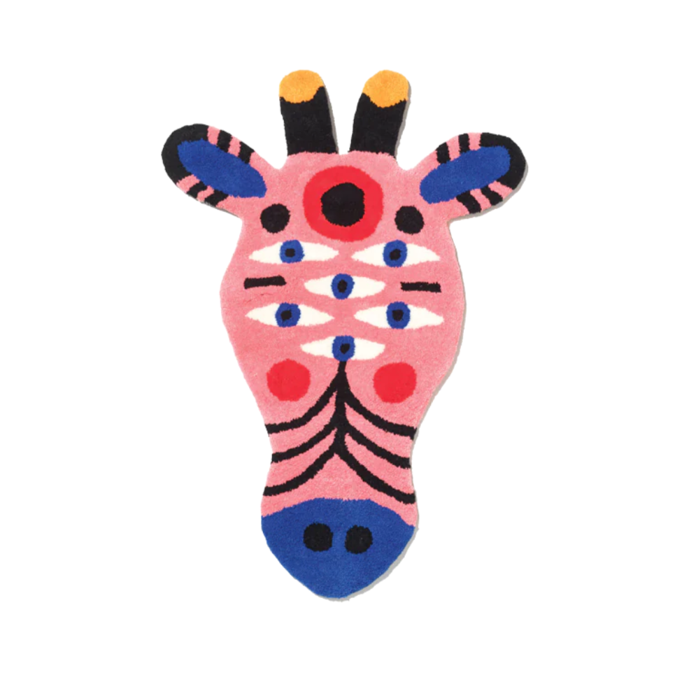 Decorative rug GIRA pink