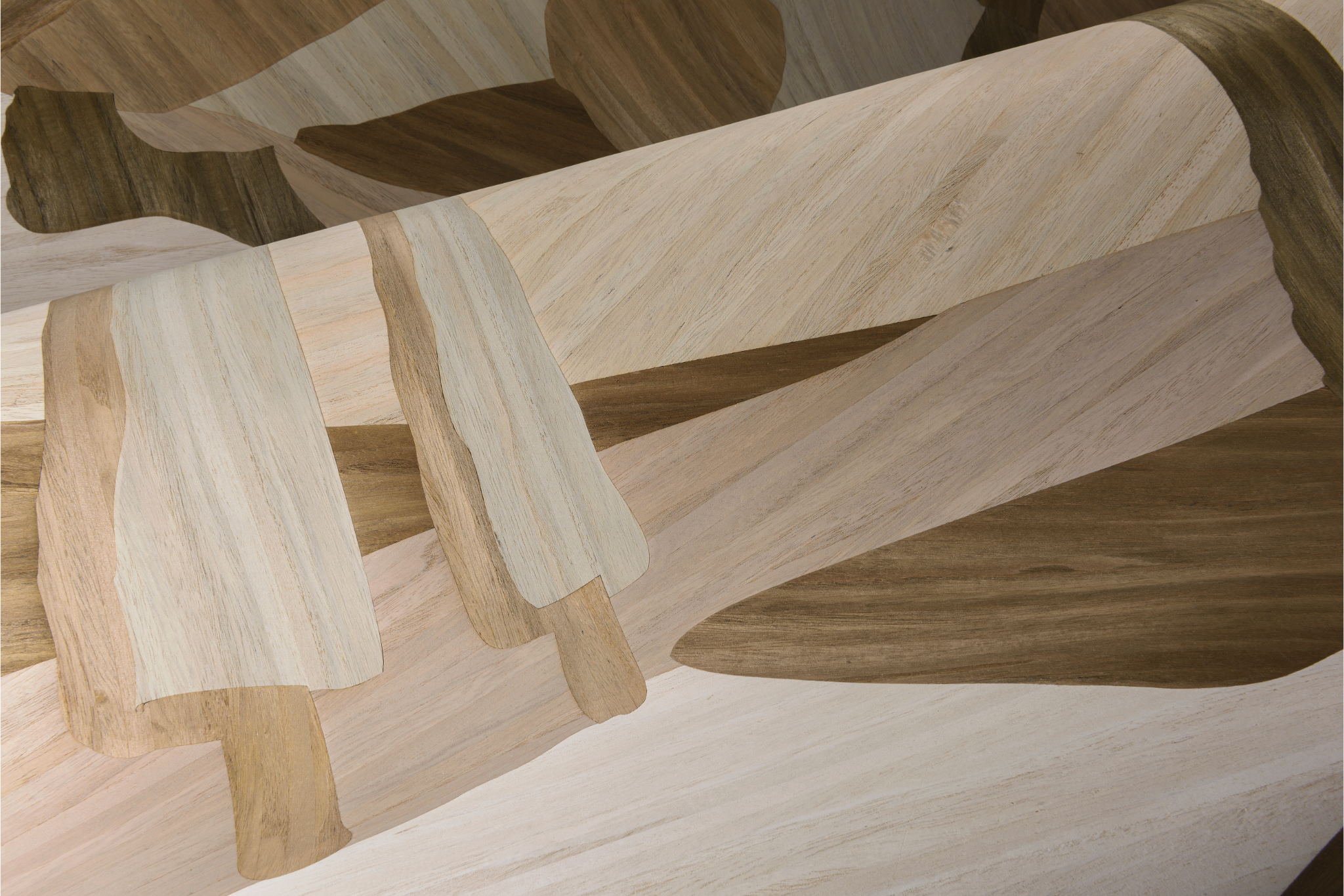 Nástenná maľba z dyhy POD PLATÁNOM hnedá