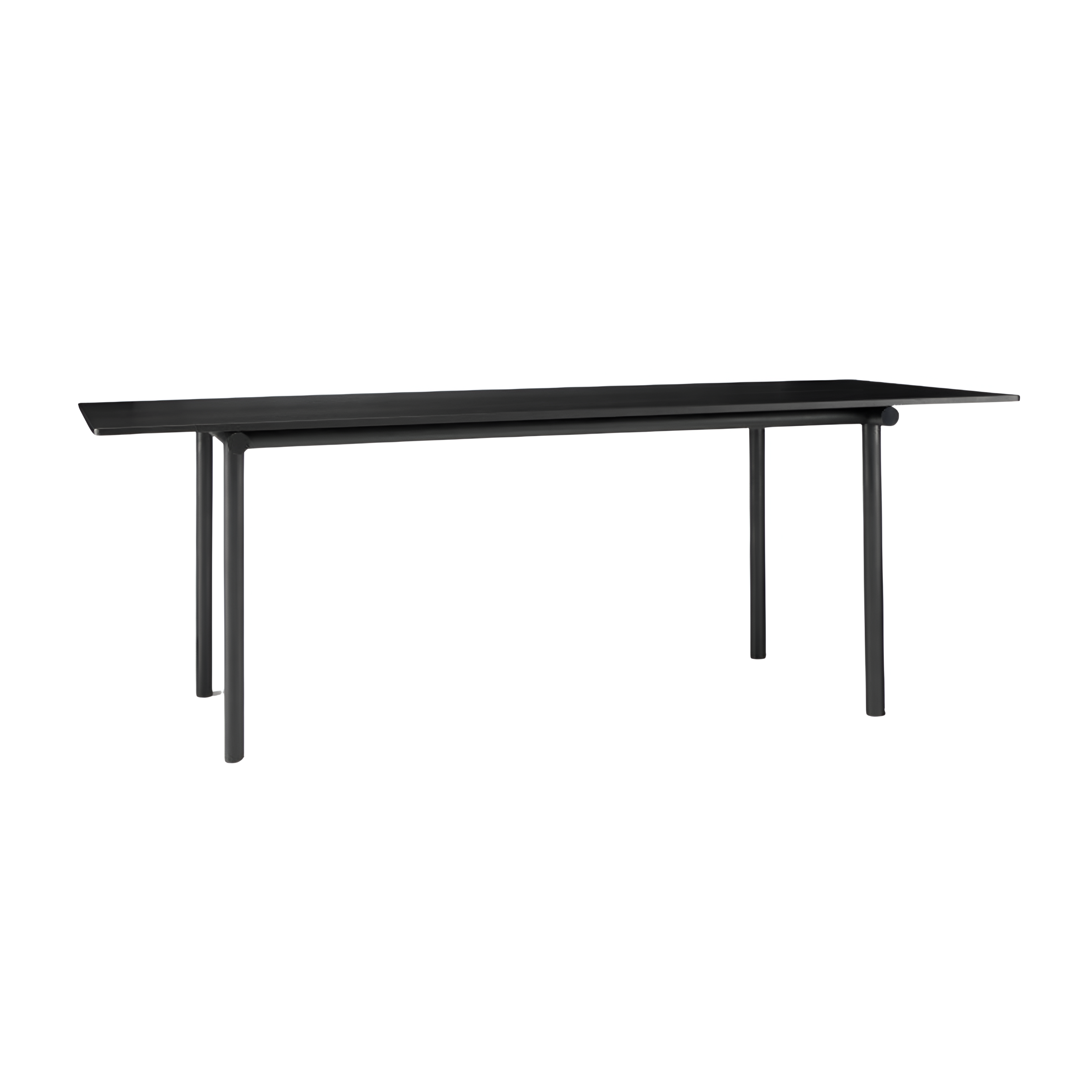 TUBBY TUBE black table with black base