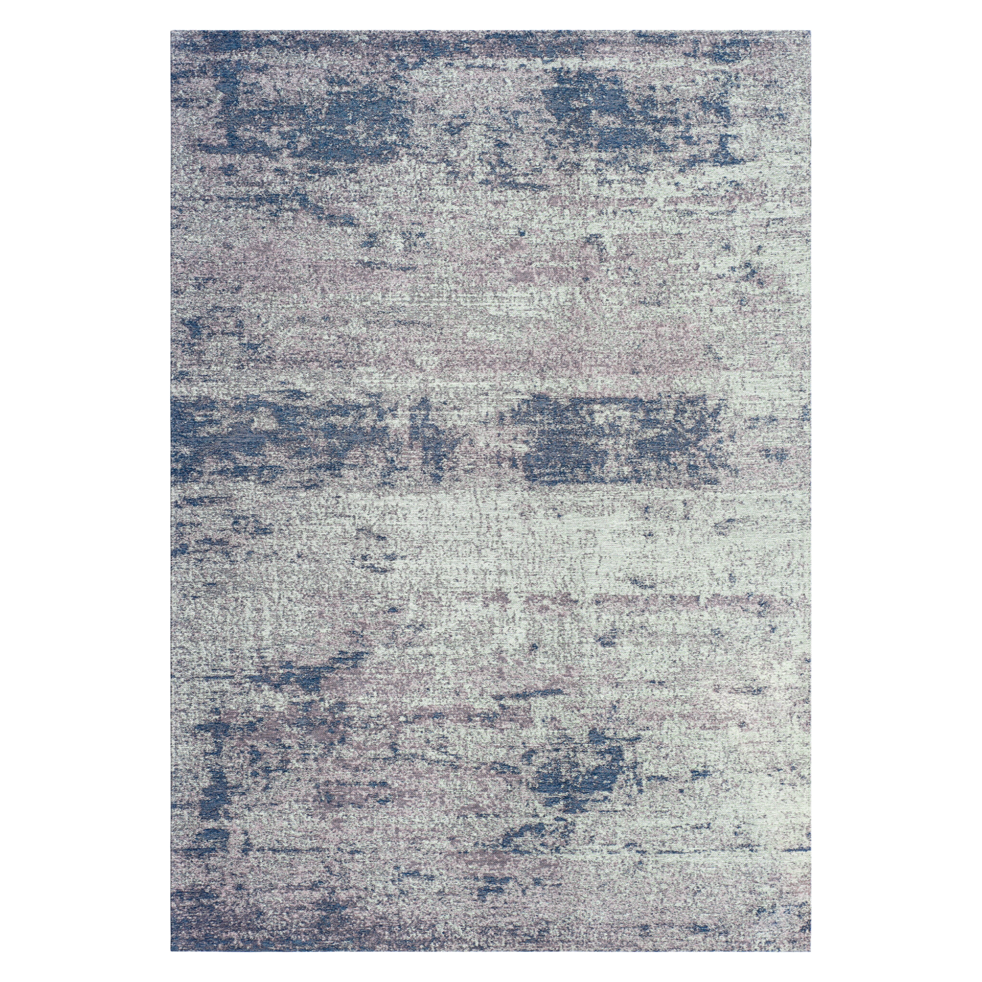 Koberec DECO RUGS modrý so sivým