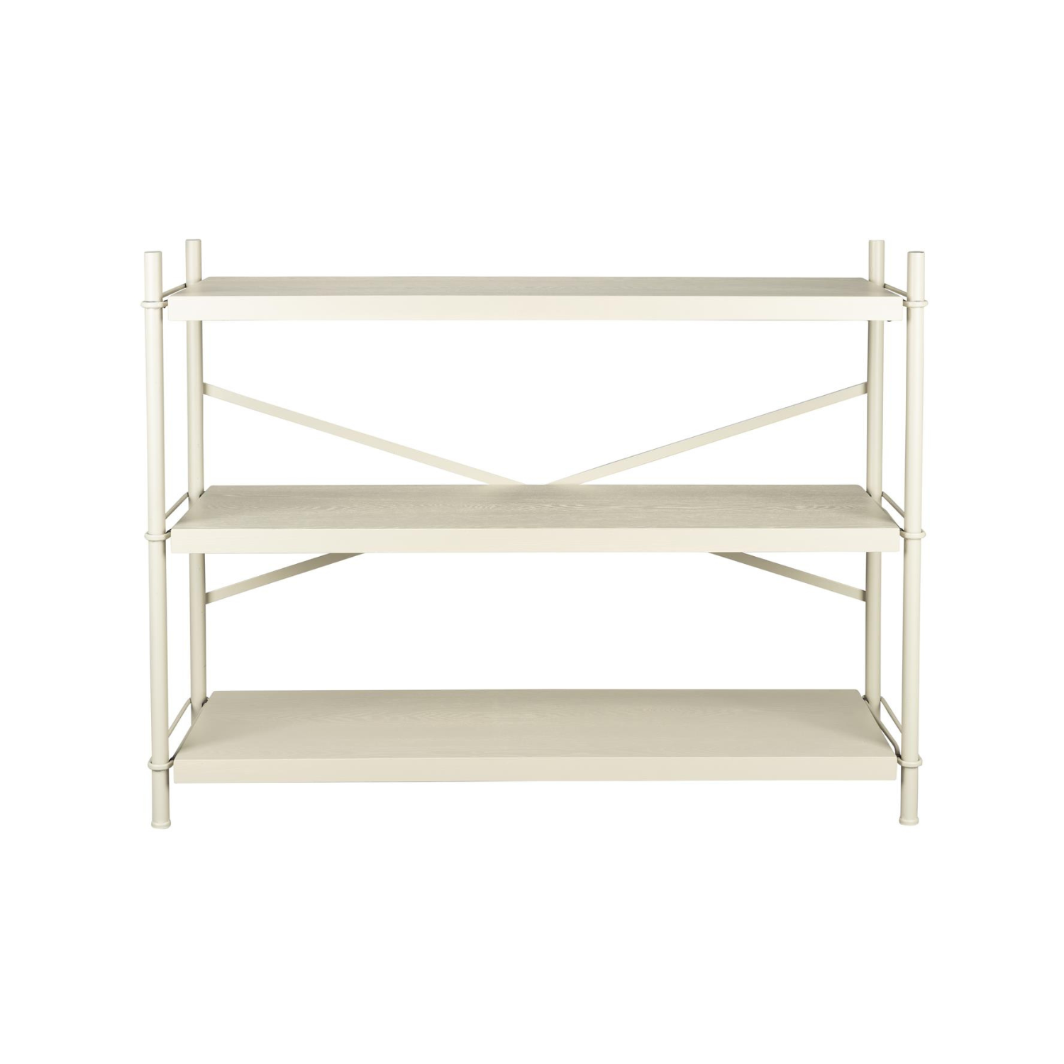 Regál IRON krémový