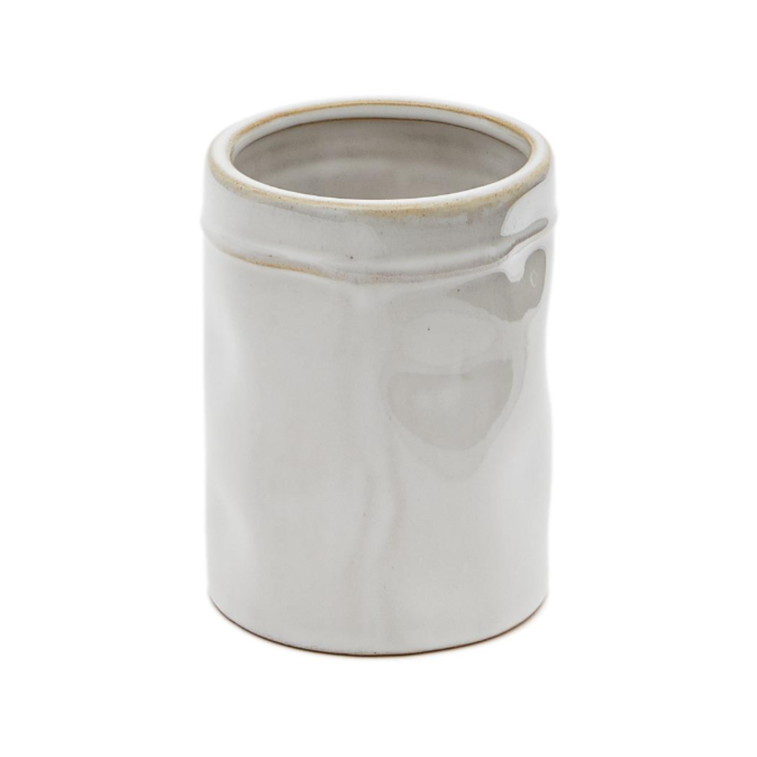 Pohár na zubné kefky SAVEL šedý gres