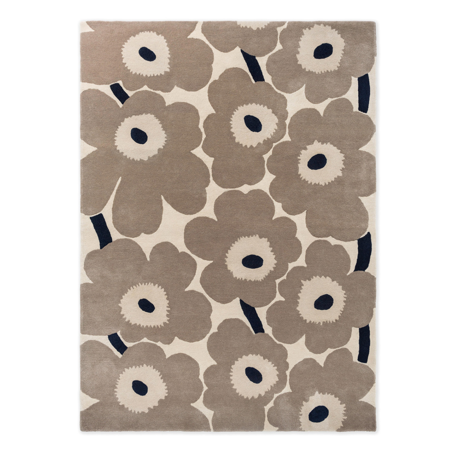 Vlněný koberec UNIKKO béžovo-hnedý