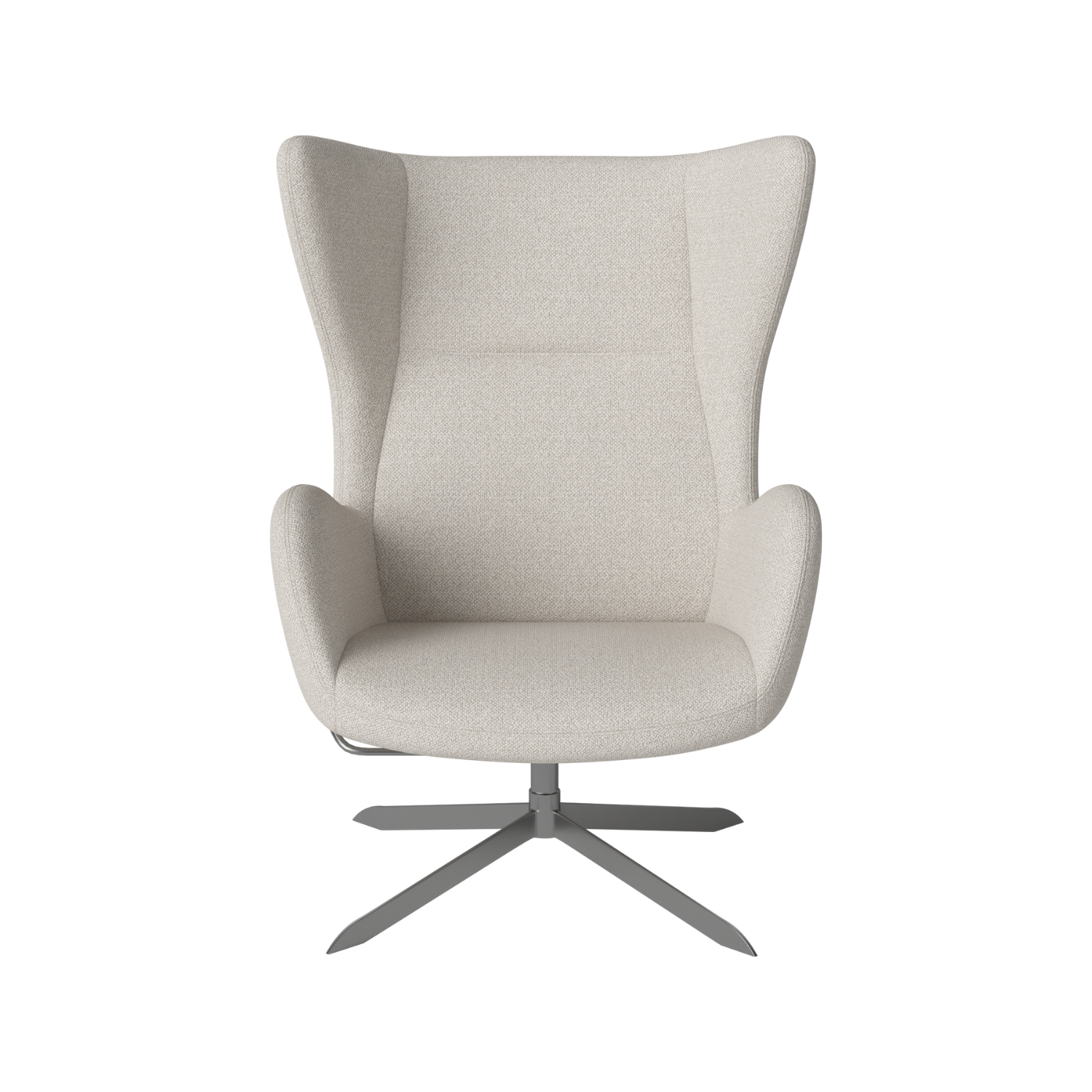 Kreslo čalúnené SOLO s kovovým podstavcom