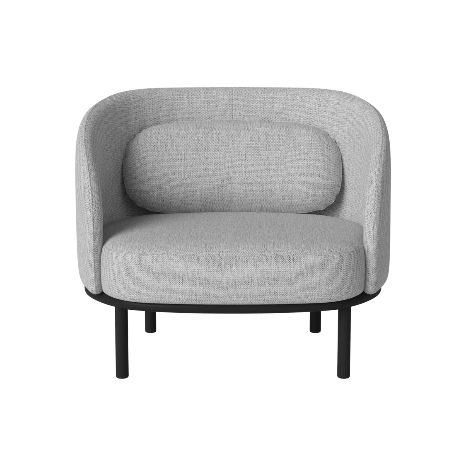 Fotel FUUGA na podstavci z čierneho dubového dreva