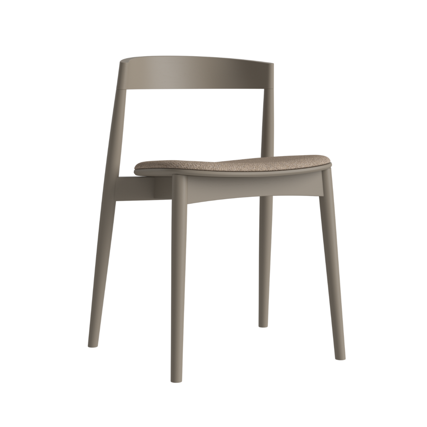 Stolička KITE hnedá dubové drevo