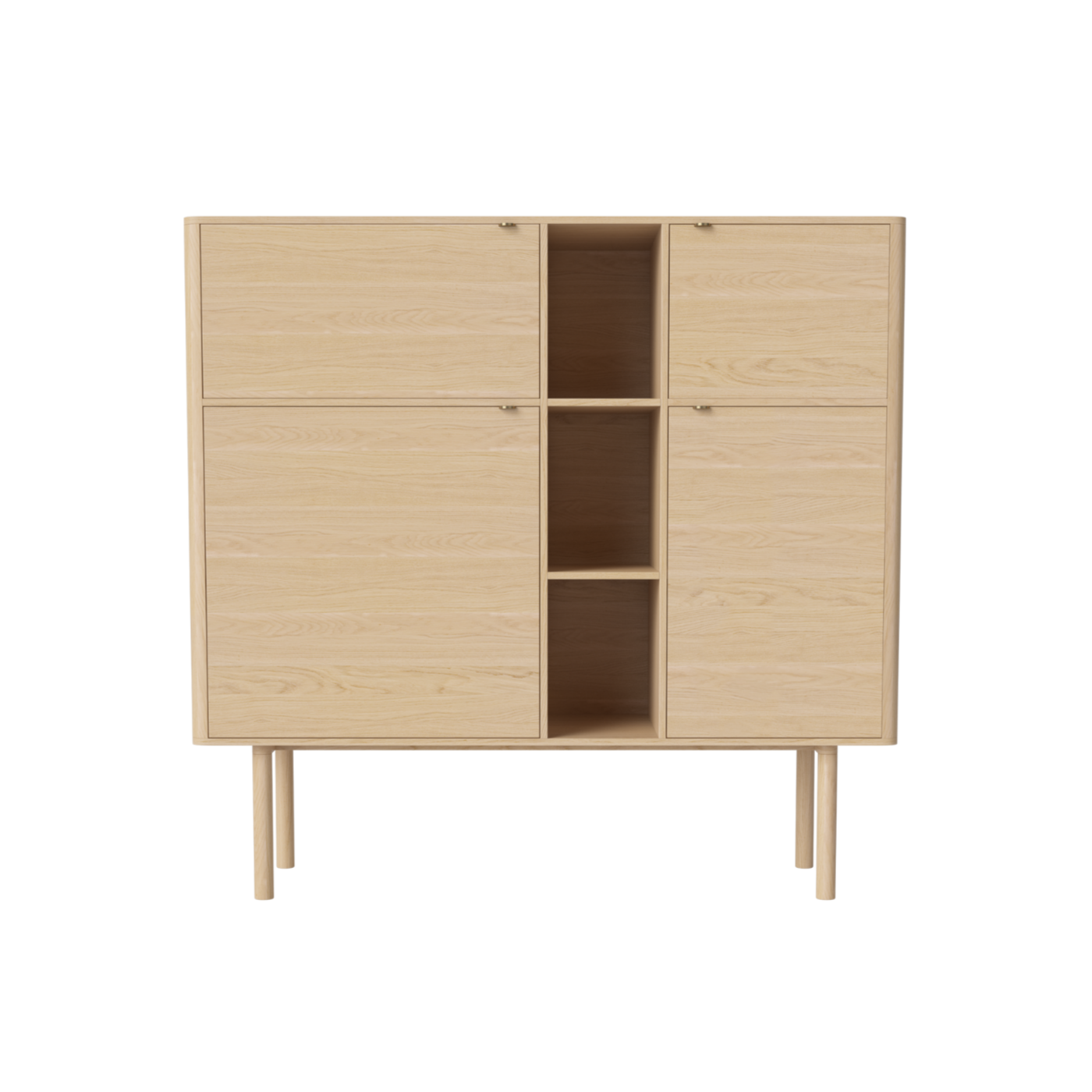 Skriňa YACHT bielené dubové drevo