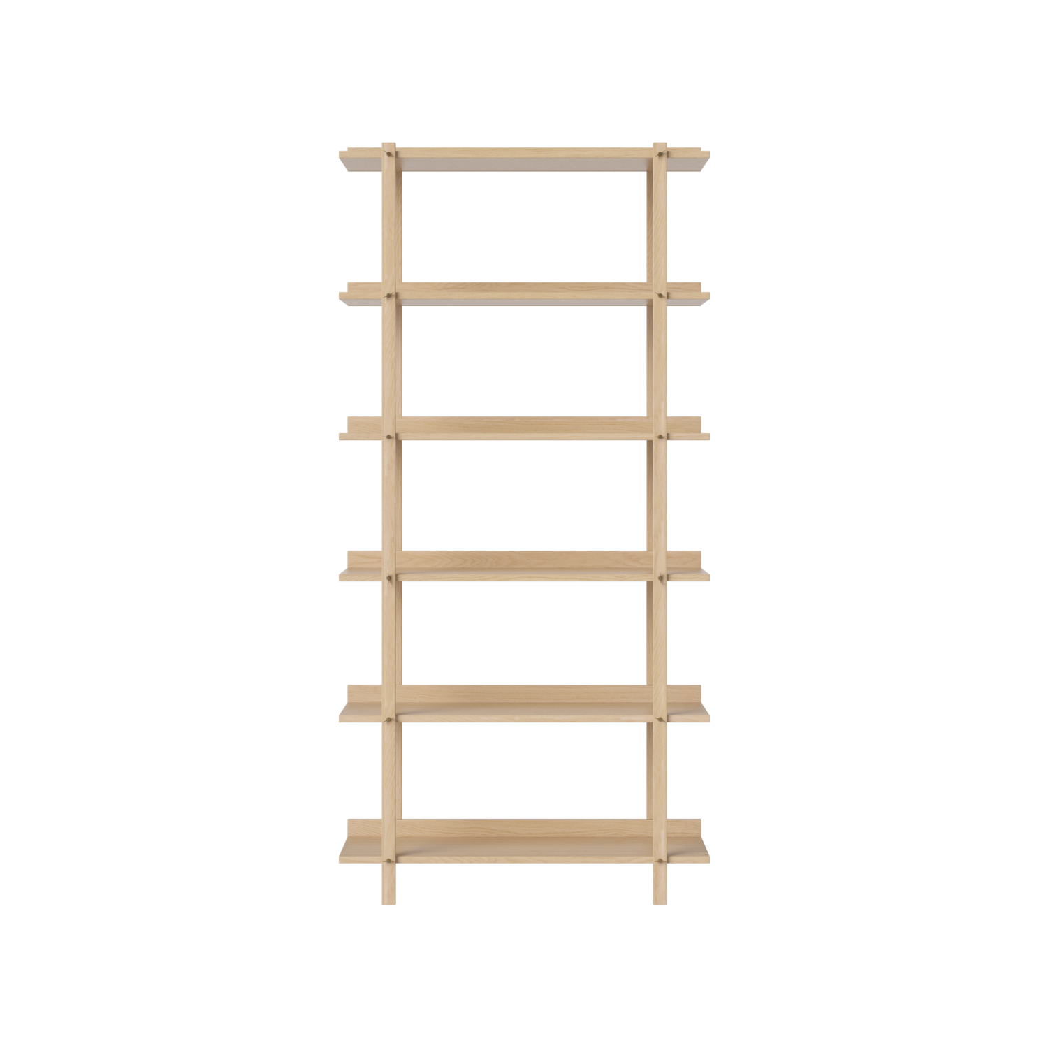 Regál KARI bielený dyha dubová