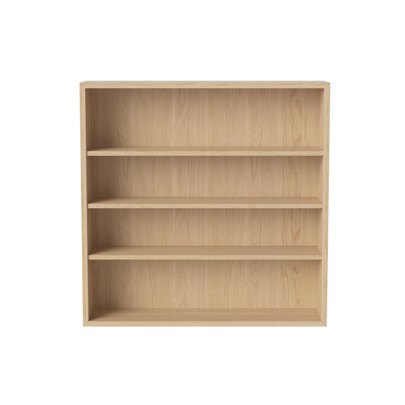 Polica DISPLAY CASE bielený dubový dyha