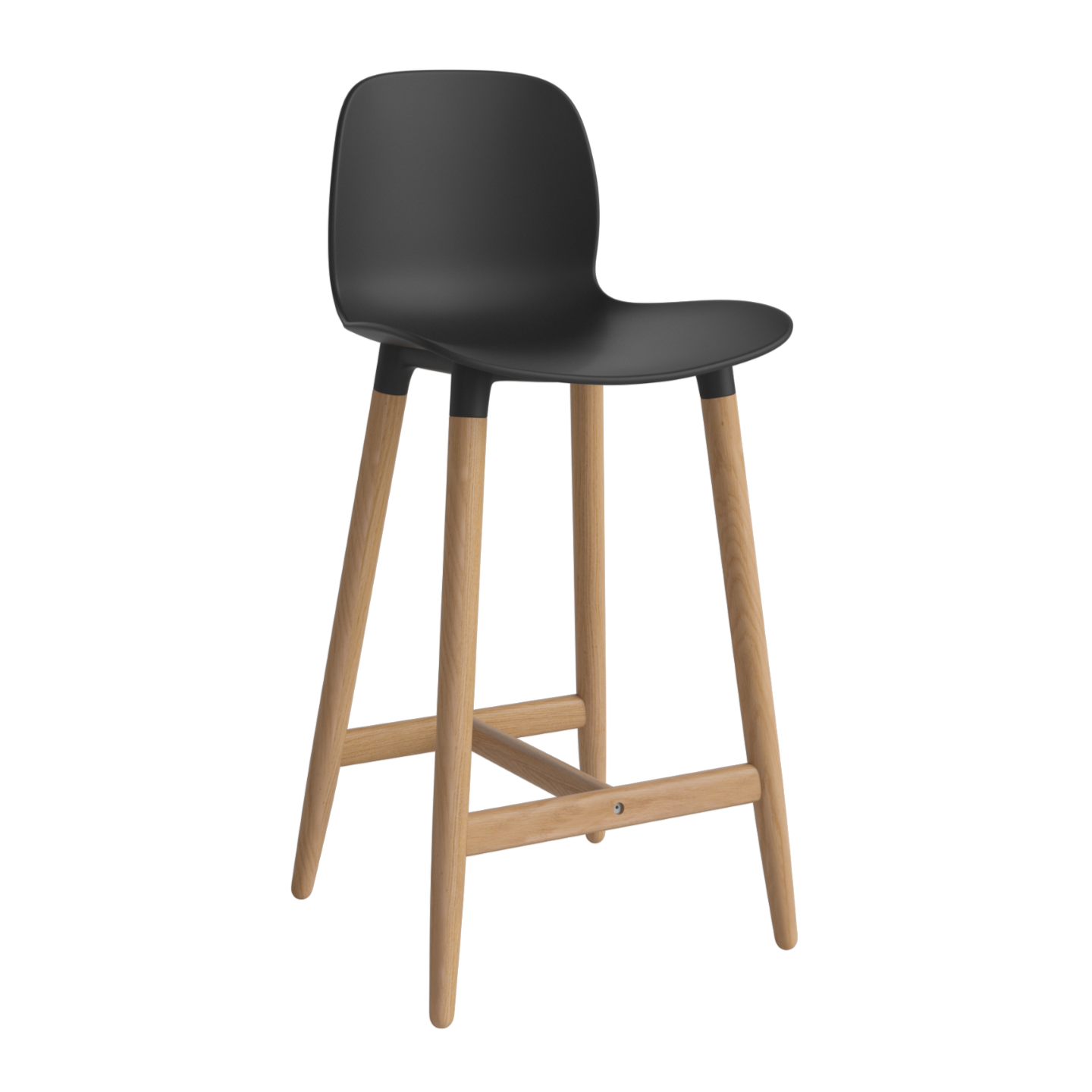 Hoker SEED čierny s dubovou základňou