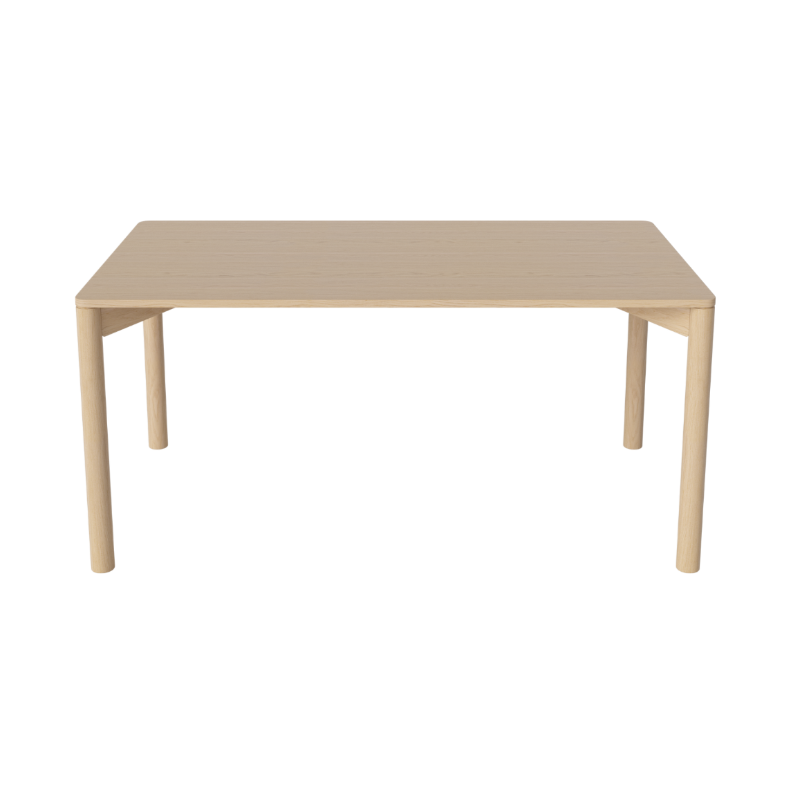 Stôl PANA s podstavcom z bieleného dubového dreva