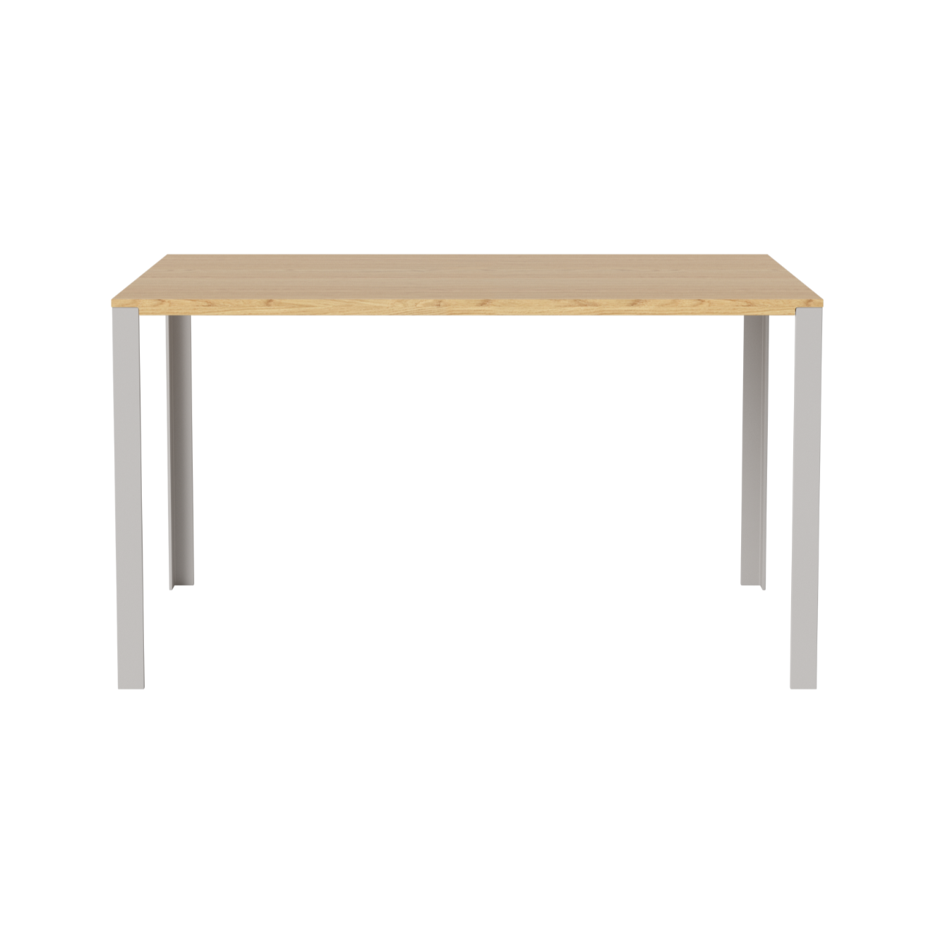 Stôl LINK z dubového dreva so šedým podstavcom