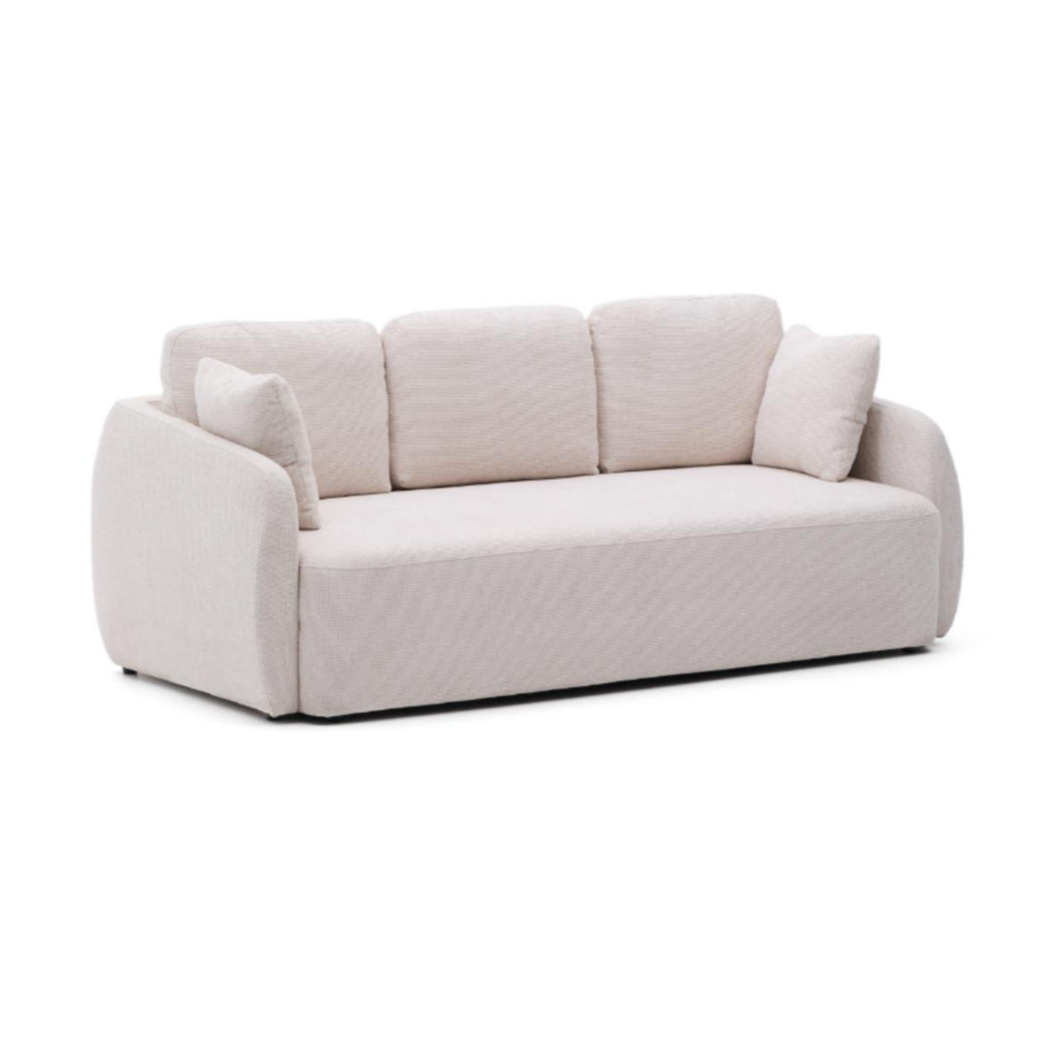 Sofa with sleeping function 3-seater LAIRA ecru