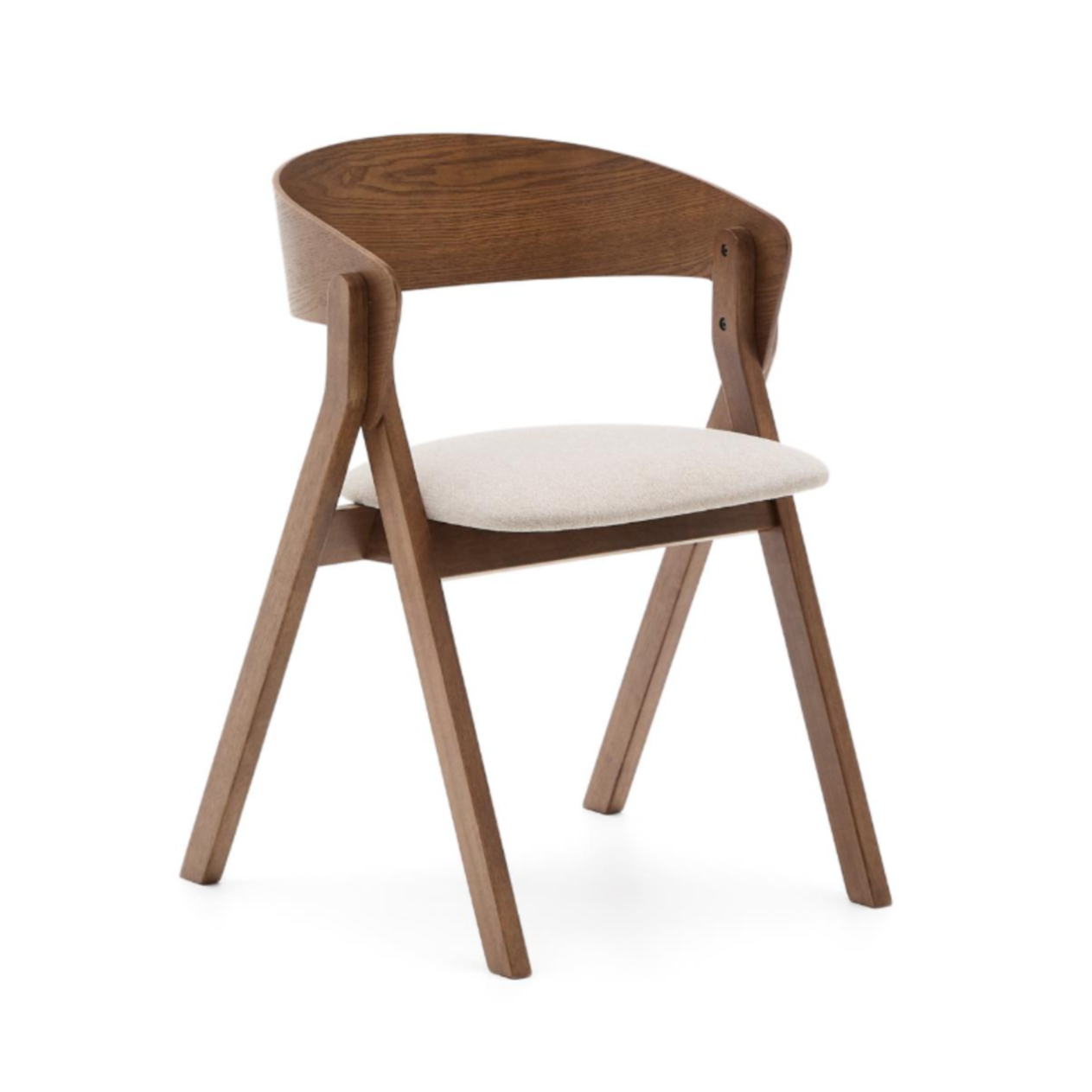 Stolička GODIA jaseňová dyha s tmavým povrchom