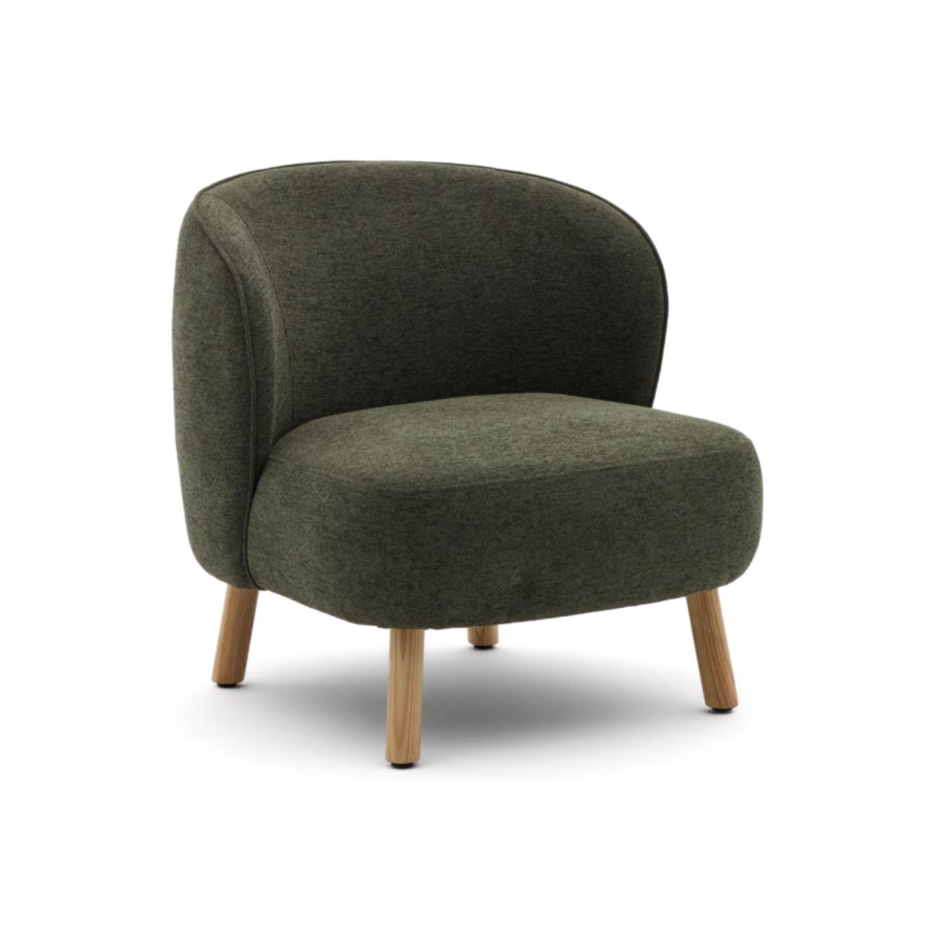 Fotel z chenilu ULIT zelený