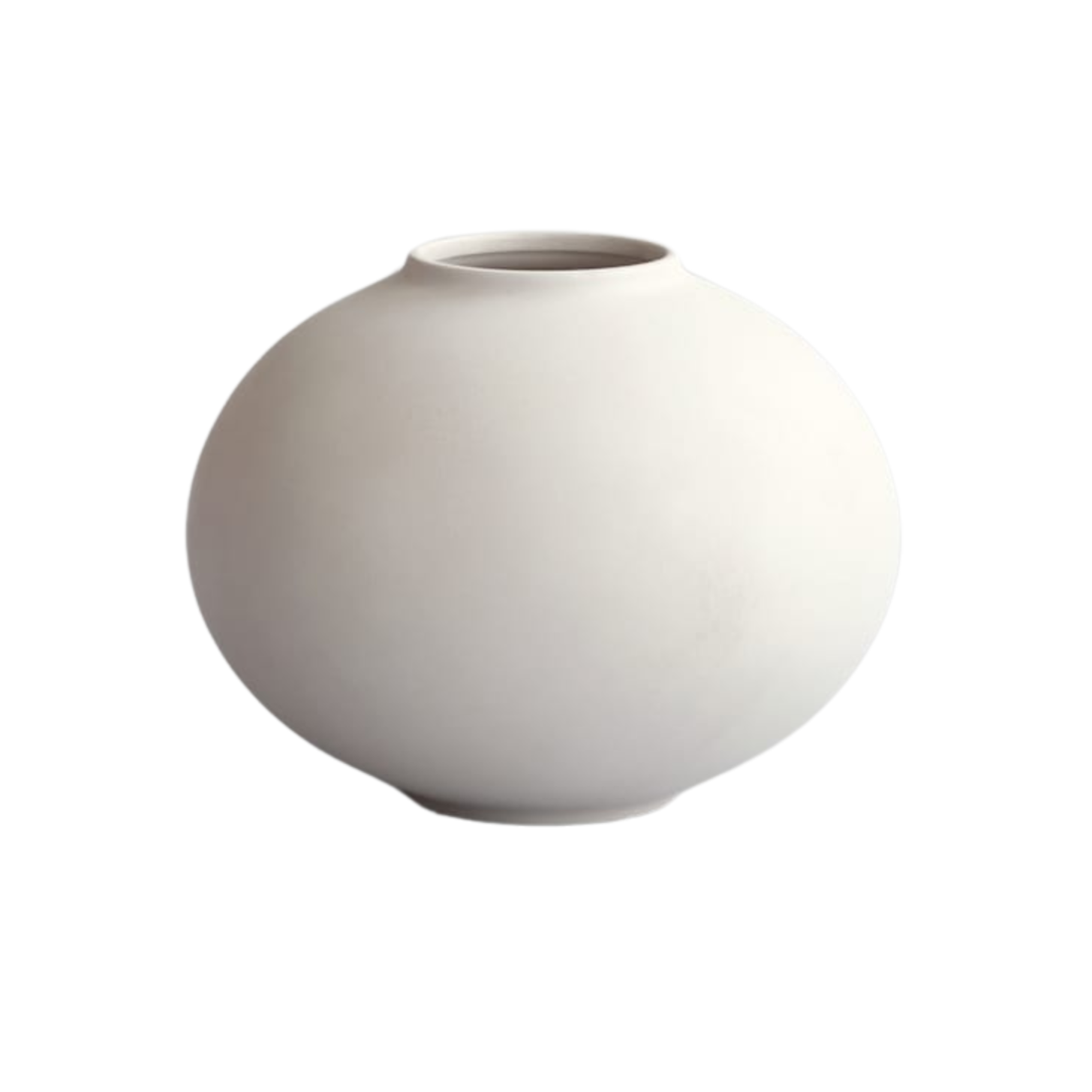 Váza SUNAO FAT biela