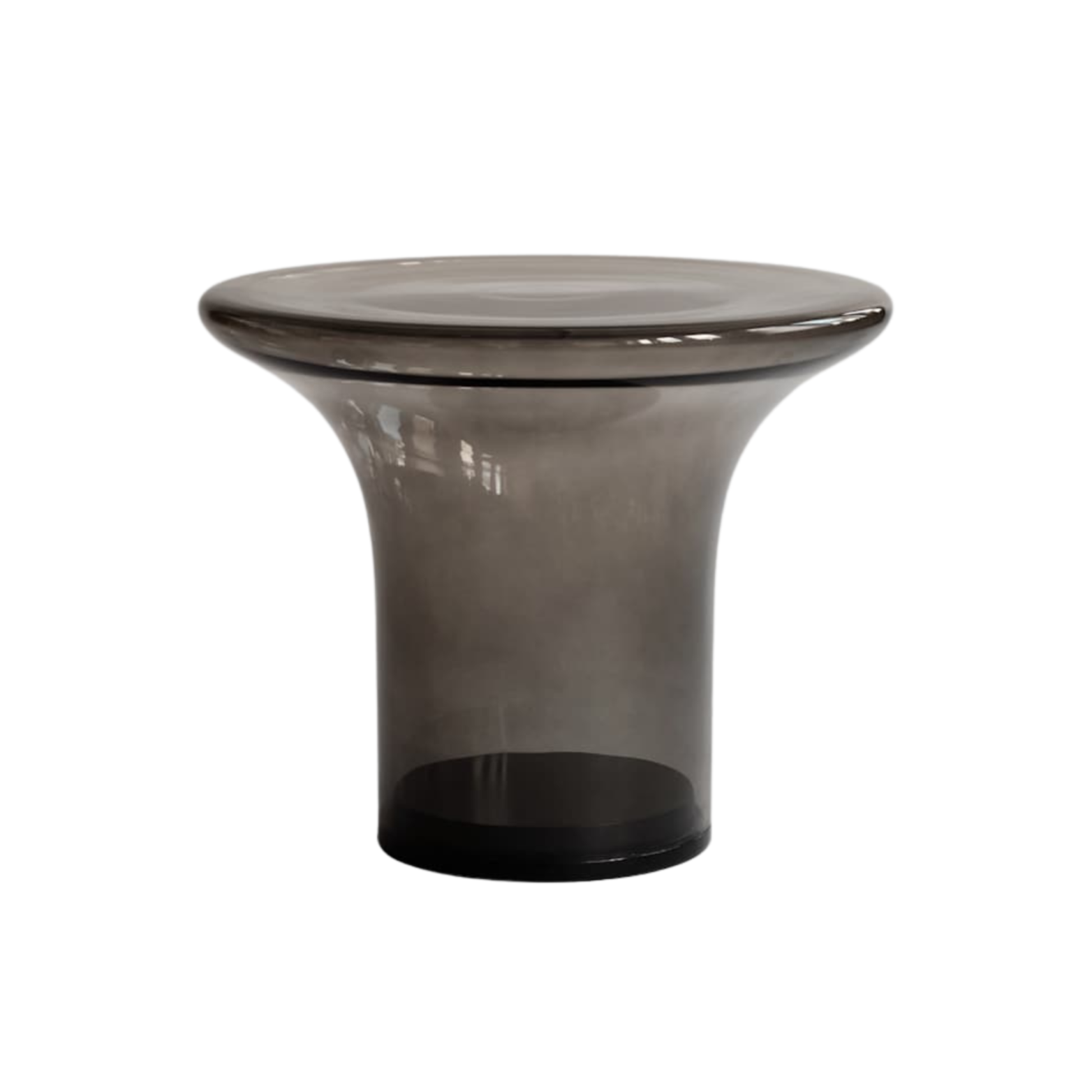 TRUMPET coffee table smoked glass