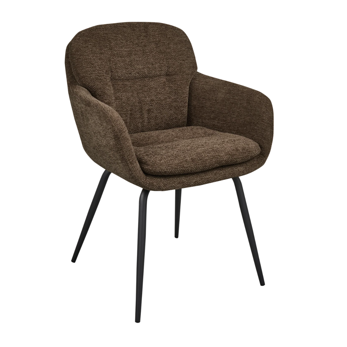 RUNA Chair brown chenille