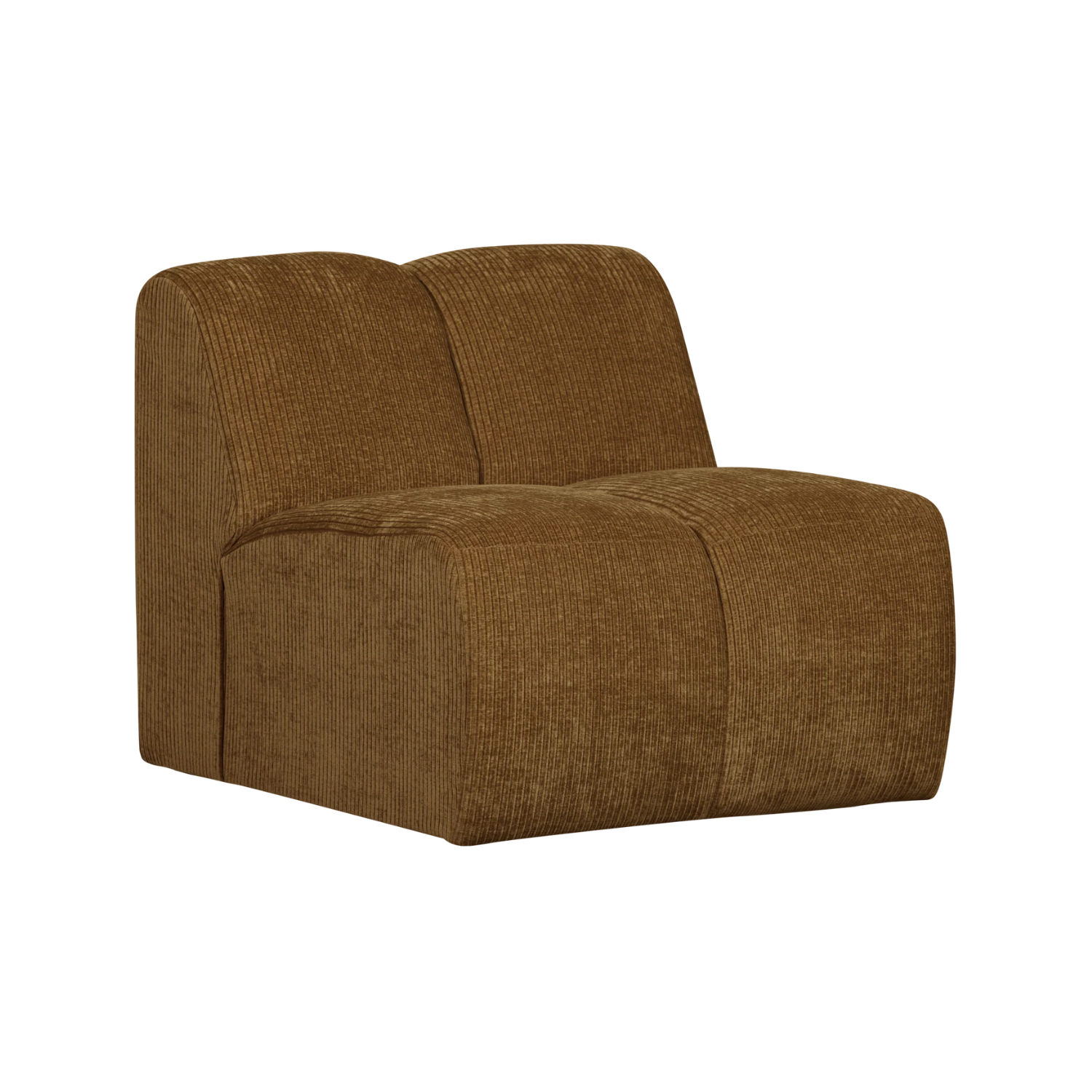 MOJO modular sofa - 1-seater dark honey corduroy