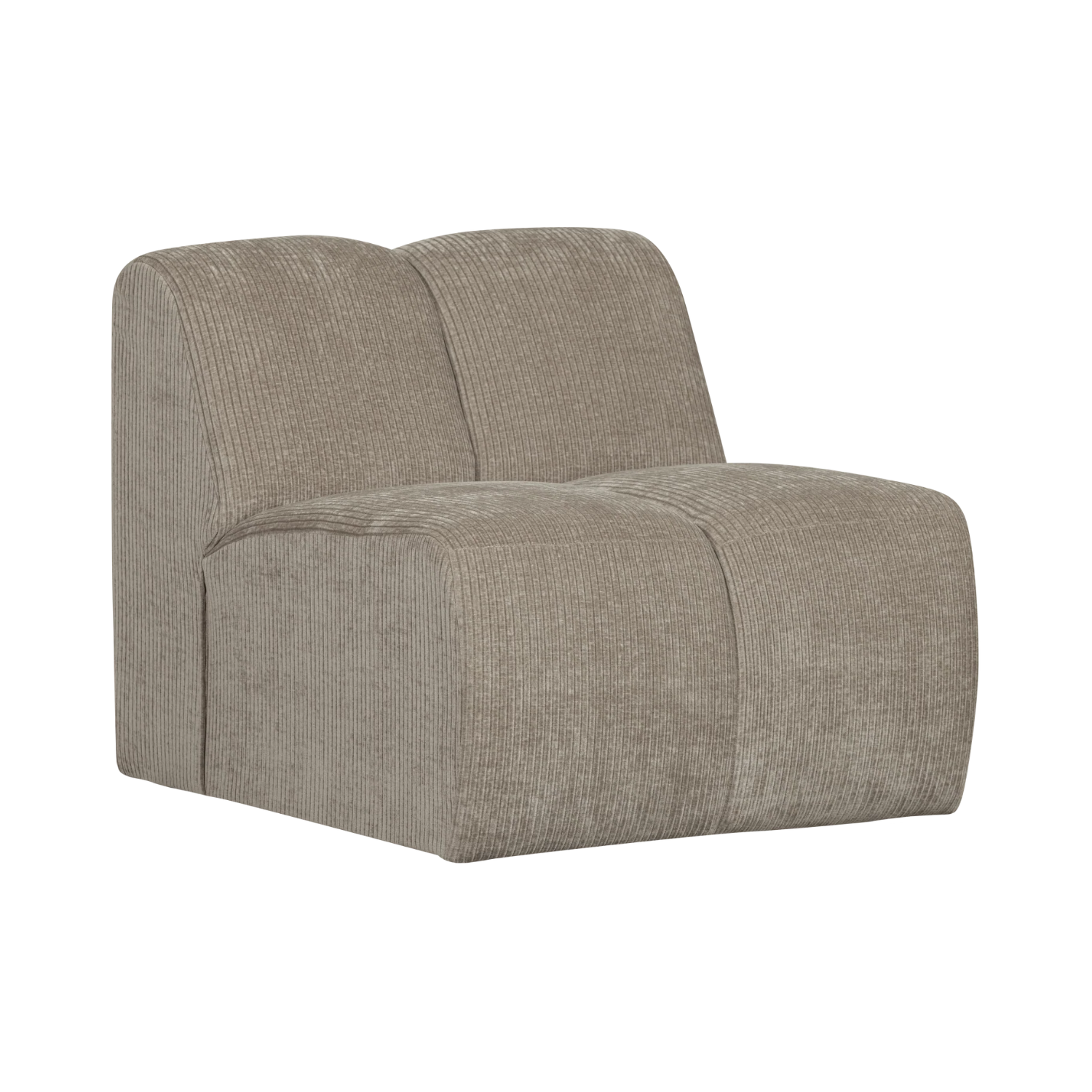 MOJO modular sofa - 1-seater element dark sandy corduroy