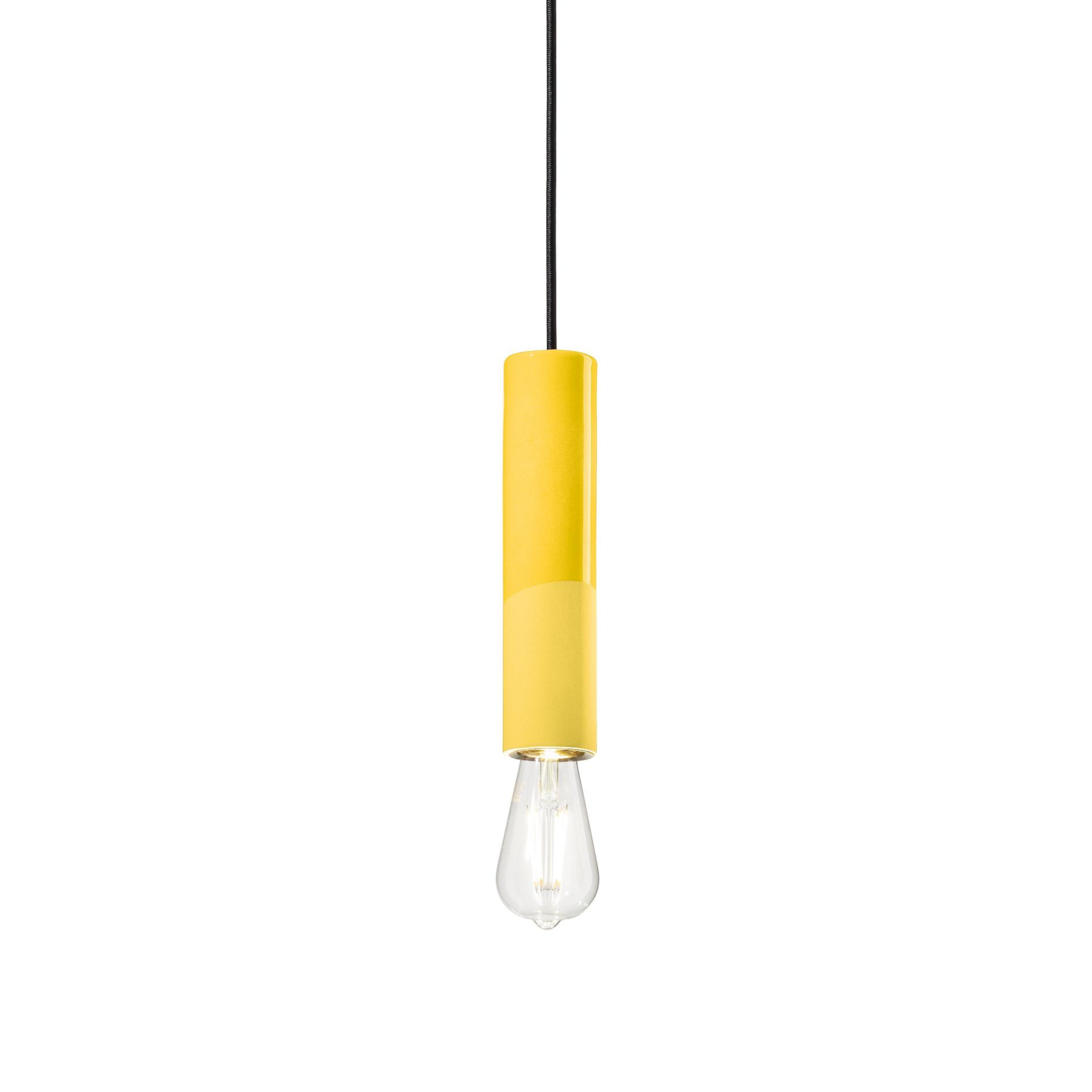 Závesná keramická lampa PI žltá