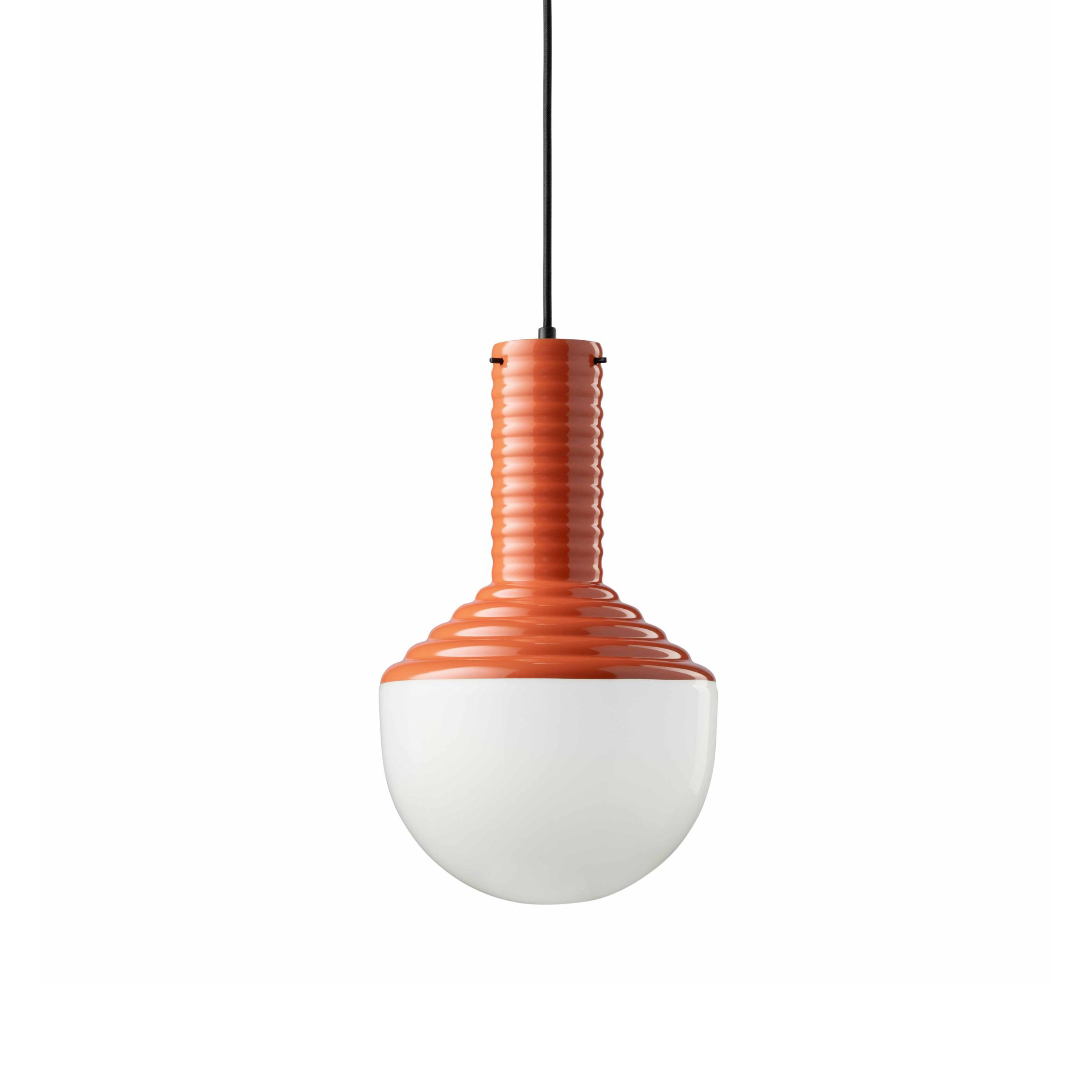 SELARÒN orange ceramic pendant lamp