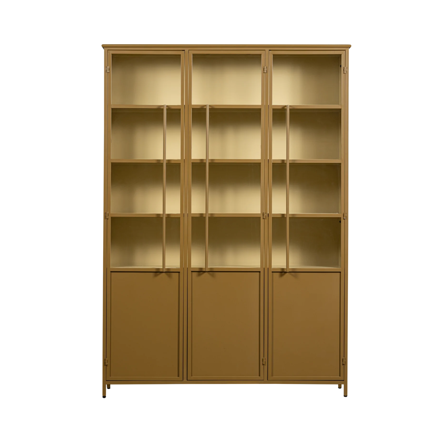 Vitrína 3-dverová EXHIBIT medová