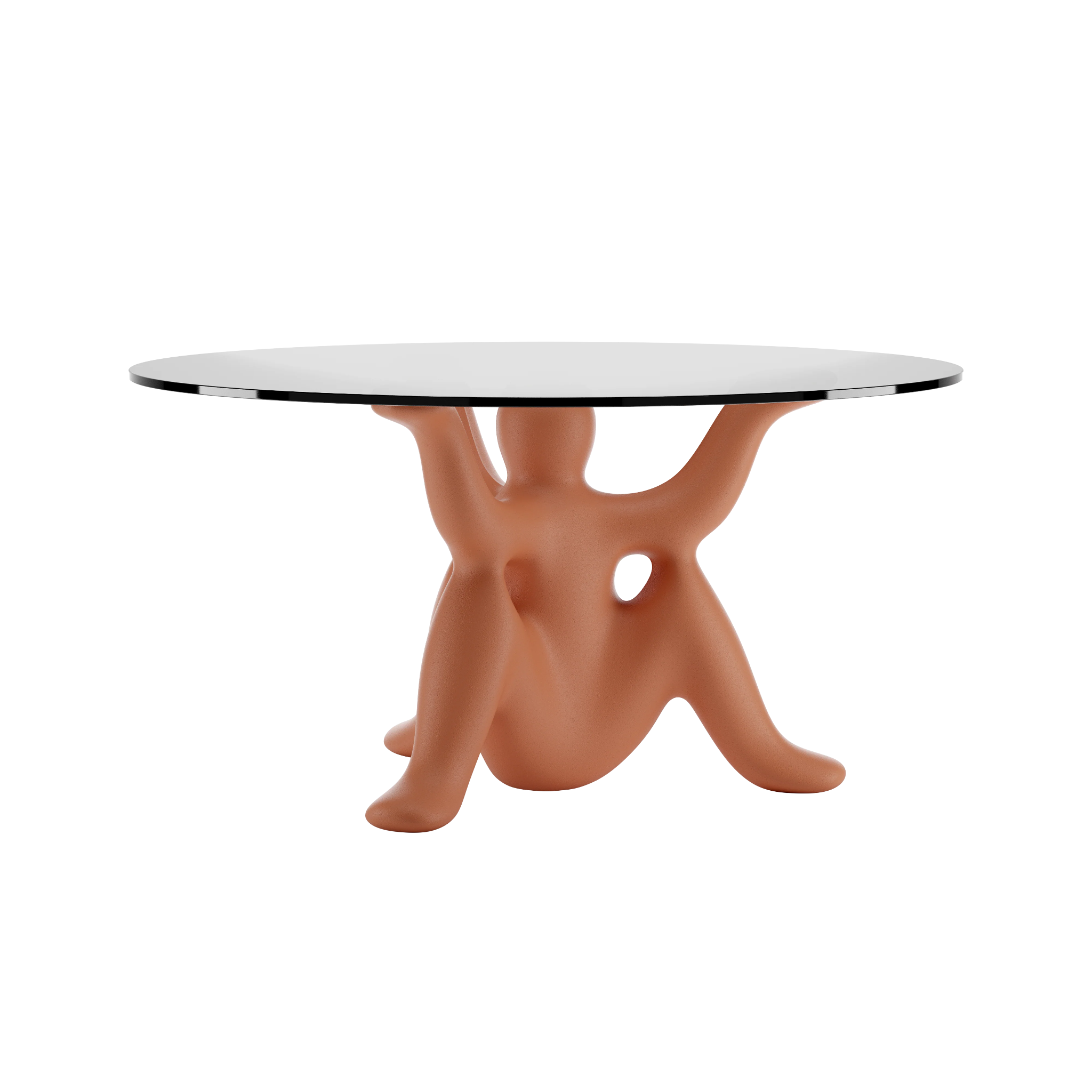HELPYOURSELF round table terracotta