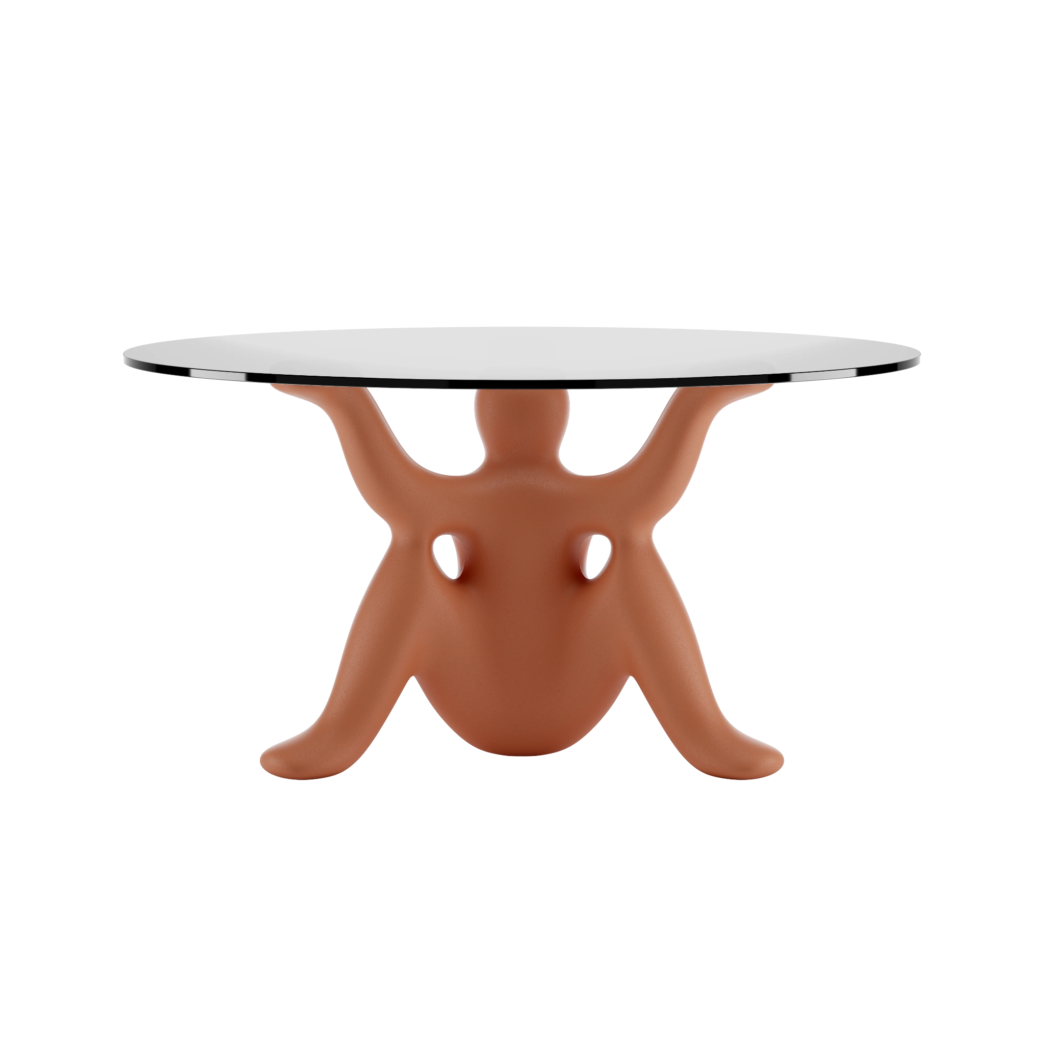HELPYOURSELF round table terracotta