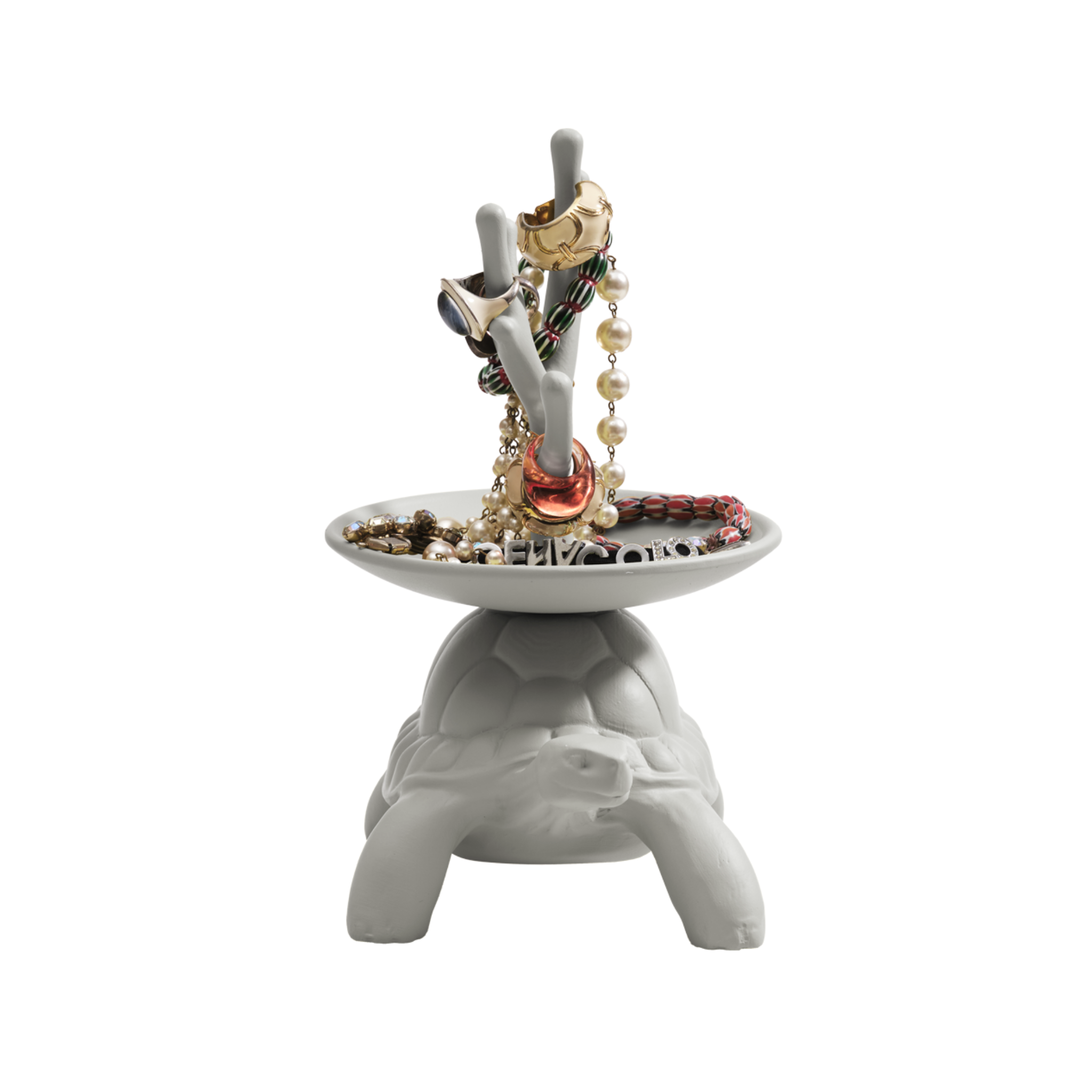 TURTLE CARRY Jewelry Stand gray