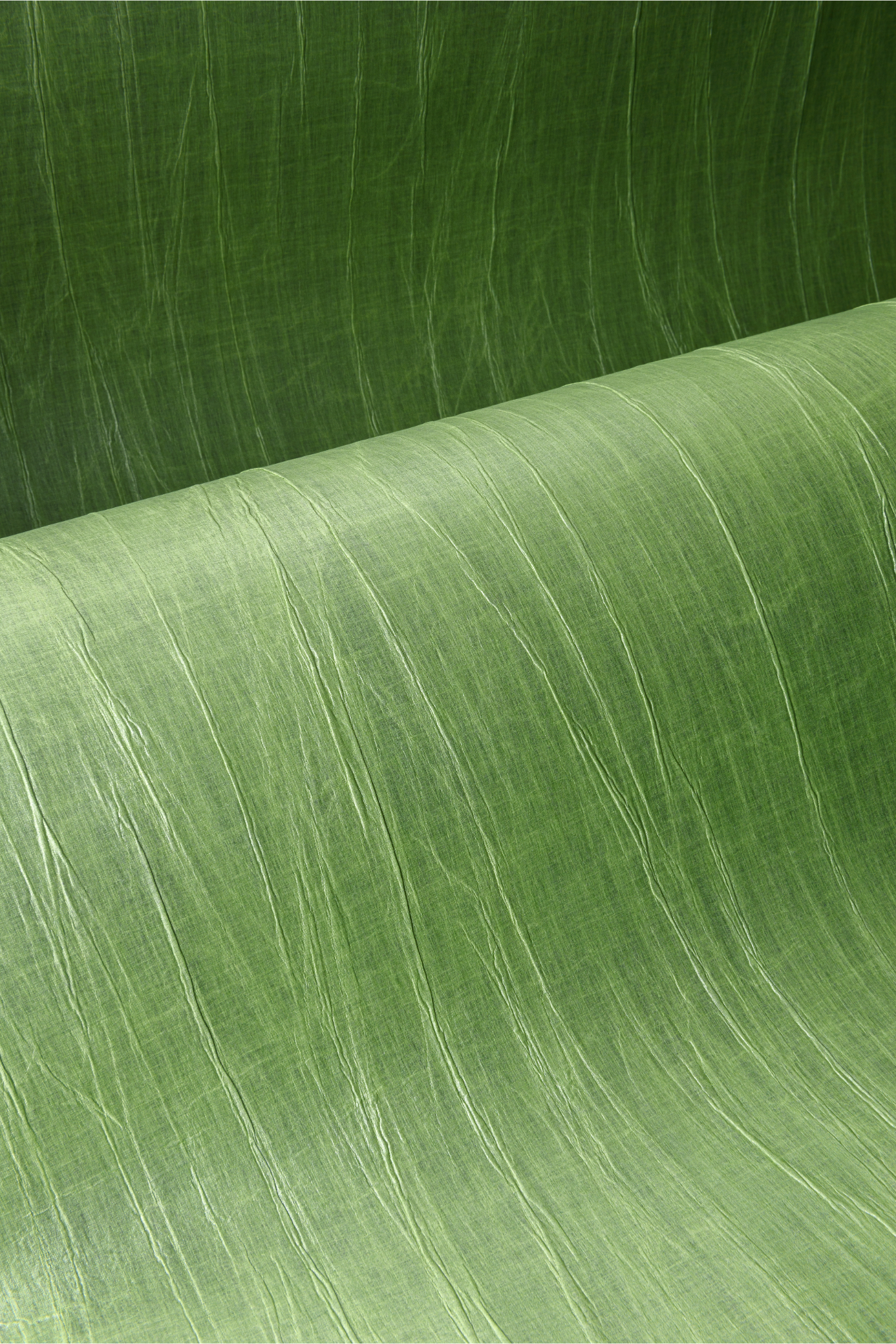 Pleated wallpaper PYXIS green