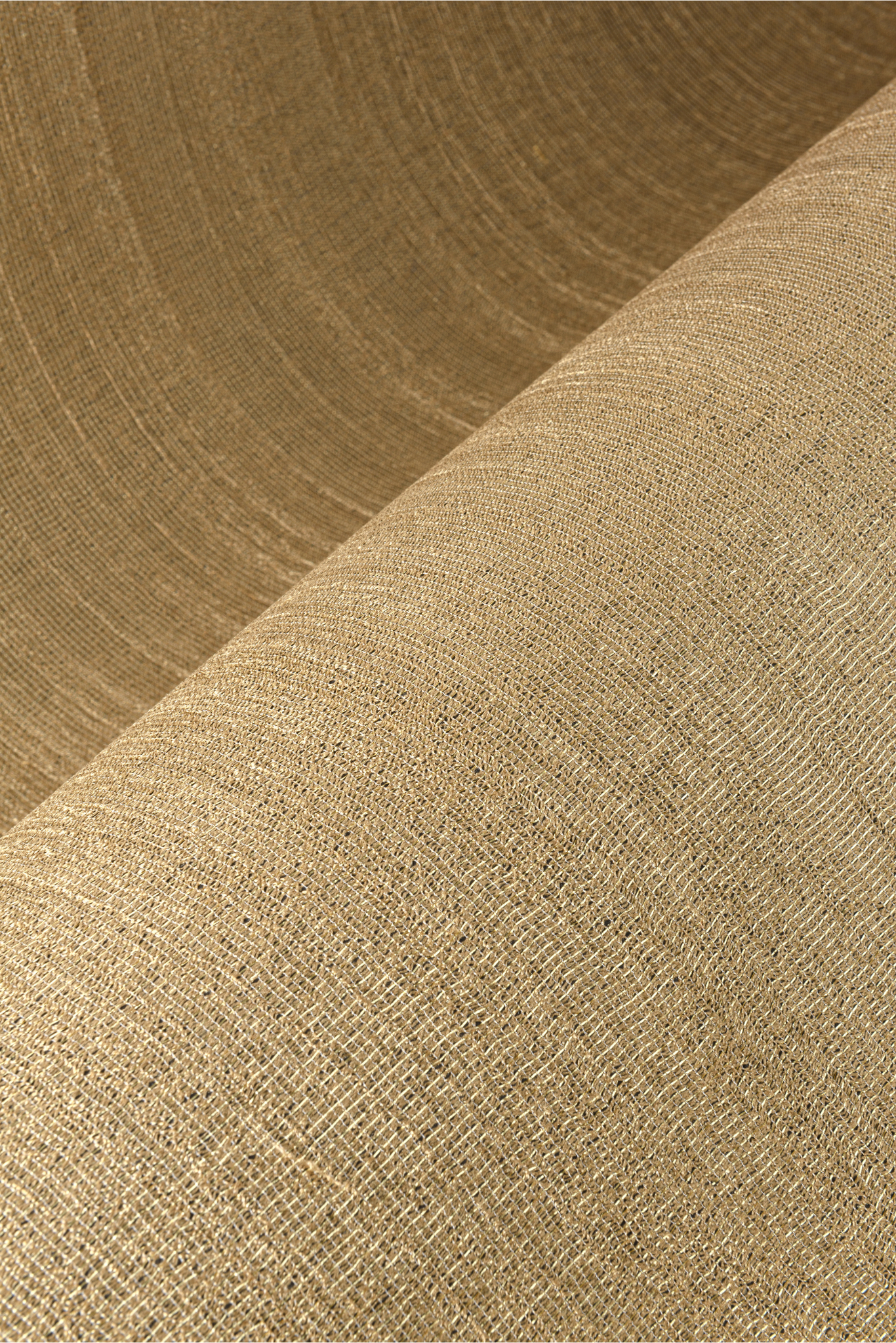 Textilná tapeta s otvoreným tkaním PRISTINE zlatá