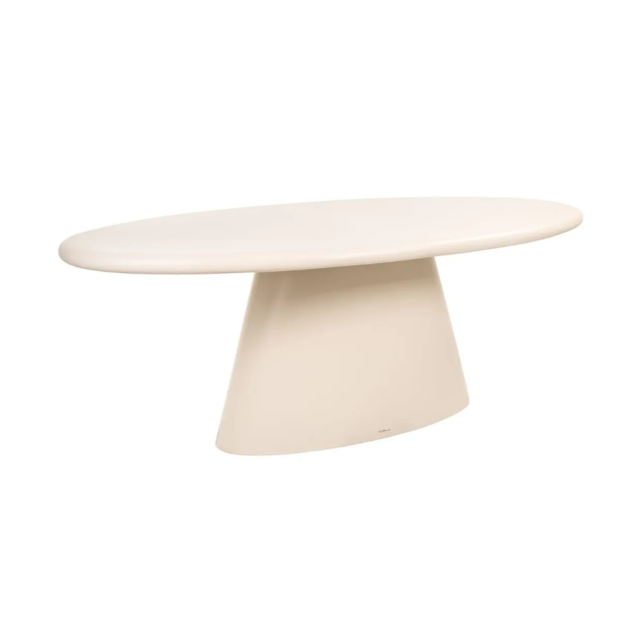 Oval Outdoor Table URBAN BLOOM Sand