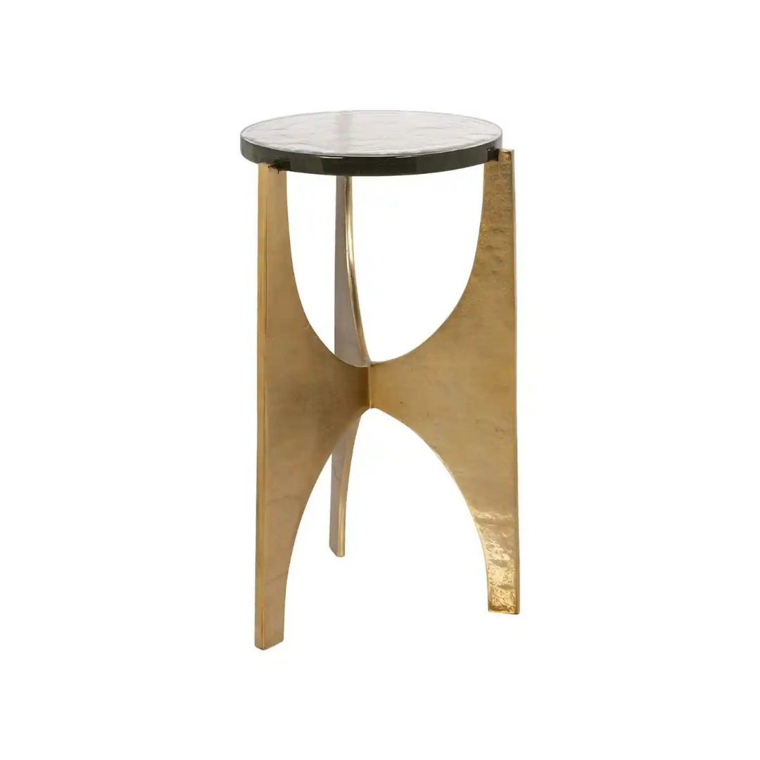 AVERY gold side table
