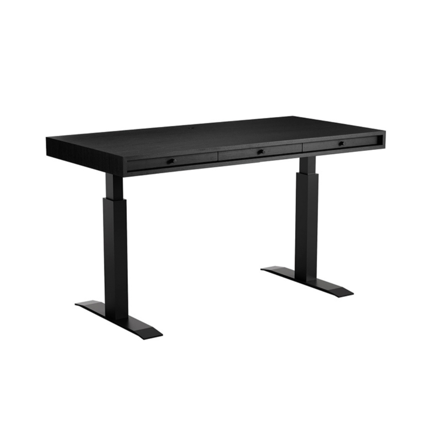 Regulovateľný pult JFK čierne jaseňové drevo