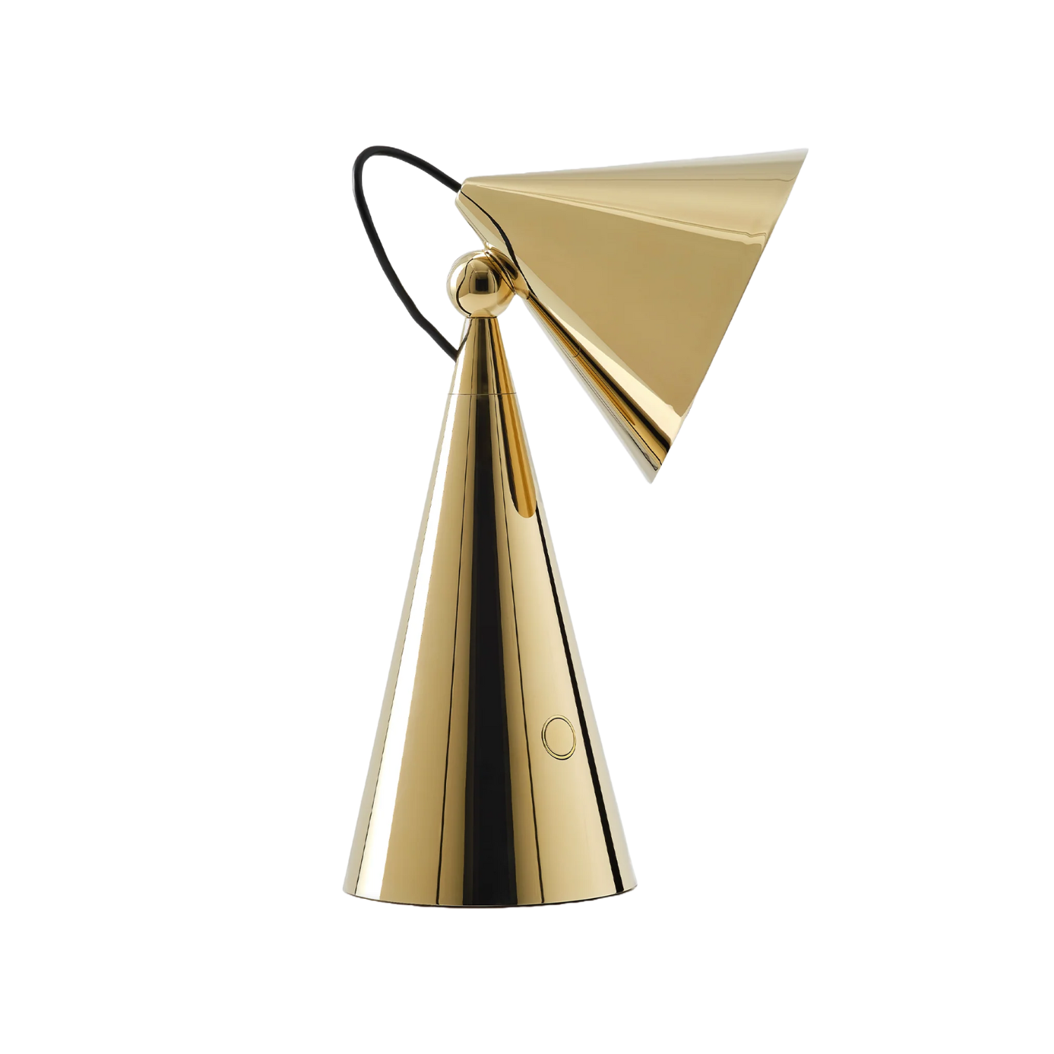 Portable table lamp POSE gold