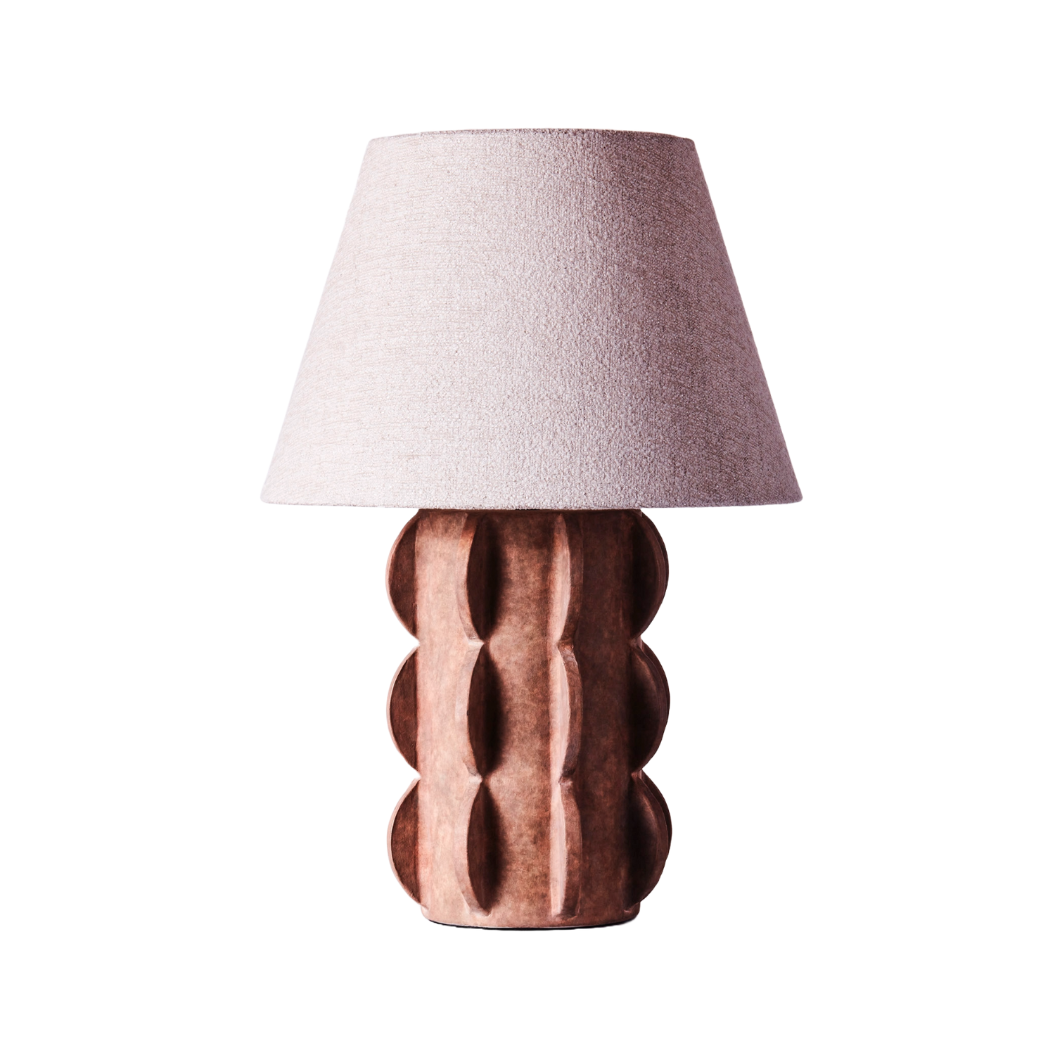 Stolná lampa ACISSIMO hnedá keramika