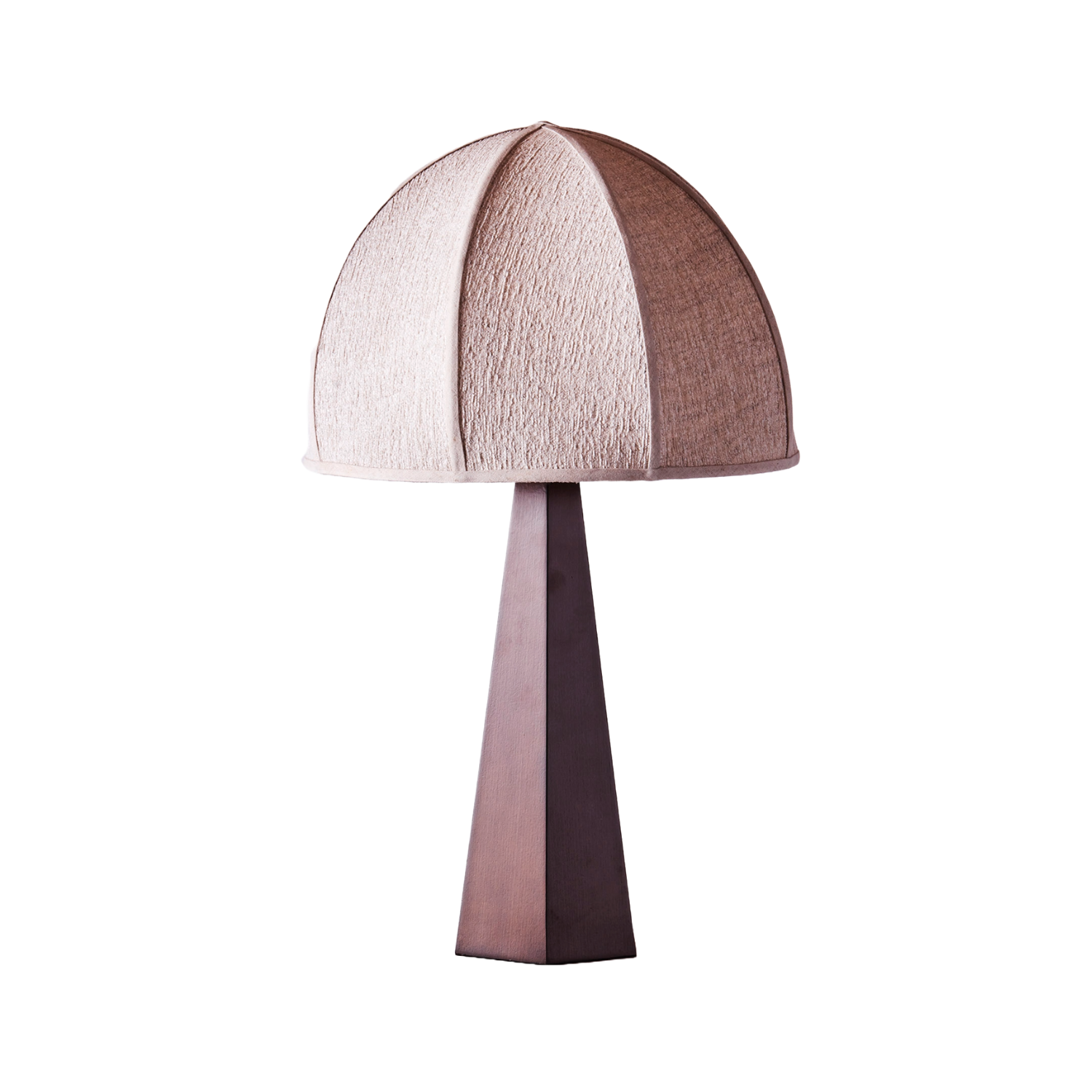 Stolná lampa HEXAGON jaseňový dyha