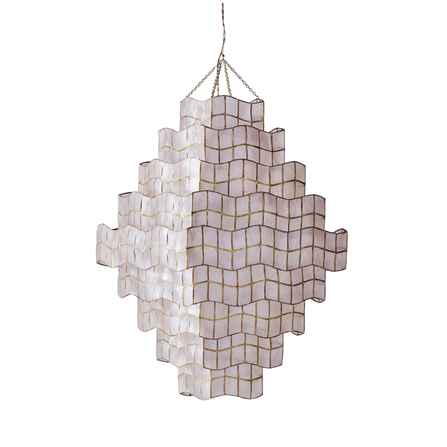 CORNELIA Capiz shell pendant lamp